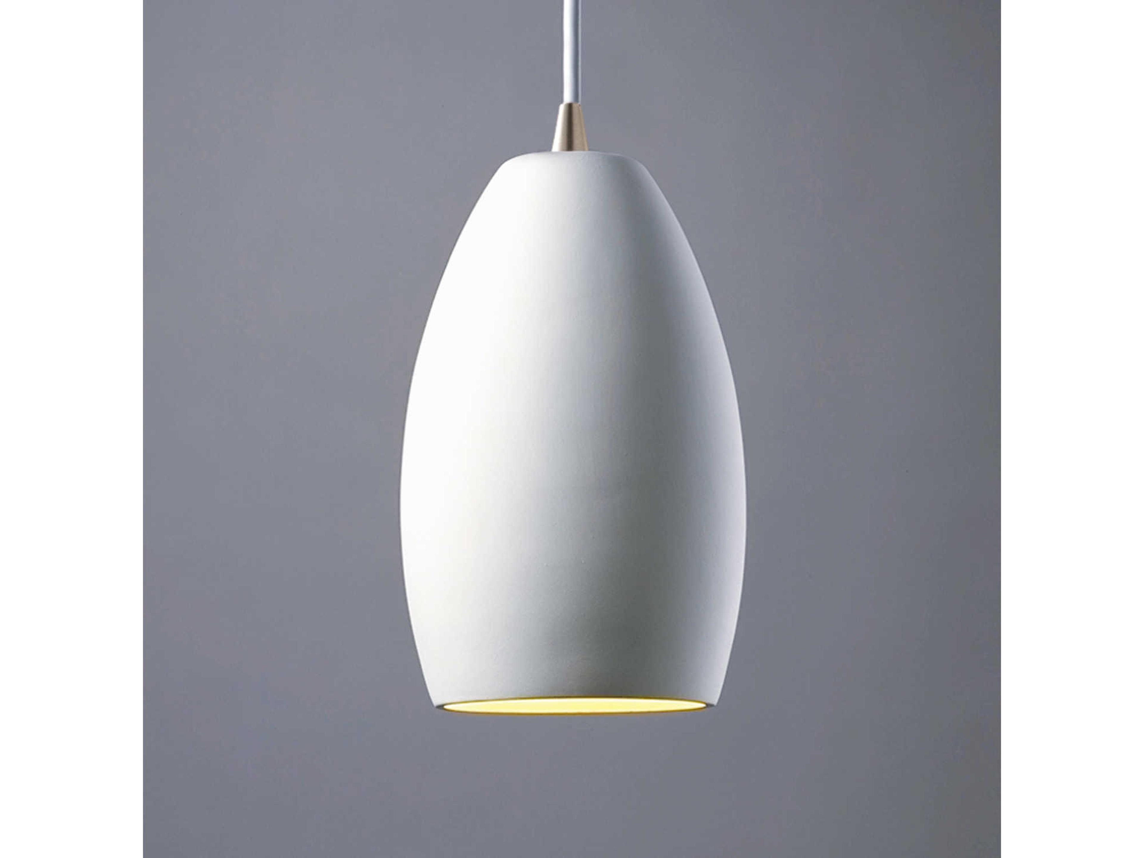 Justice Design Group Radiance 1-Light Chrome Round Mini Pendant