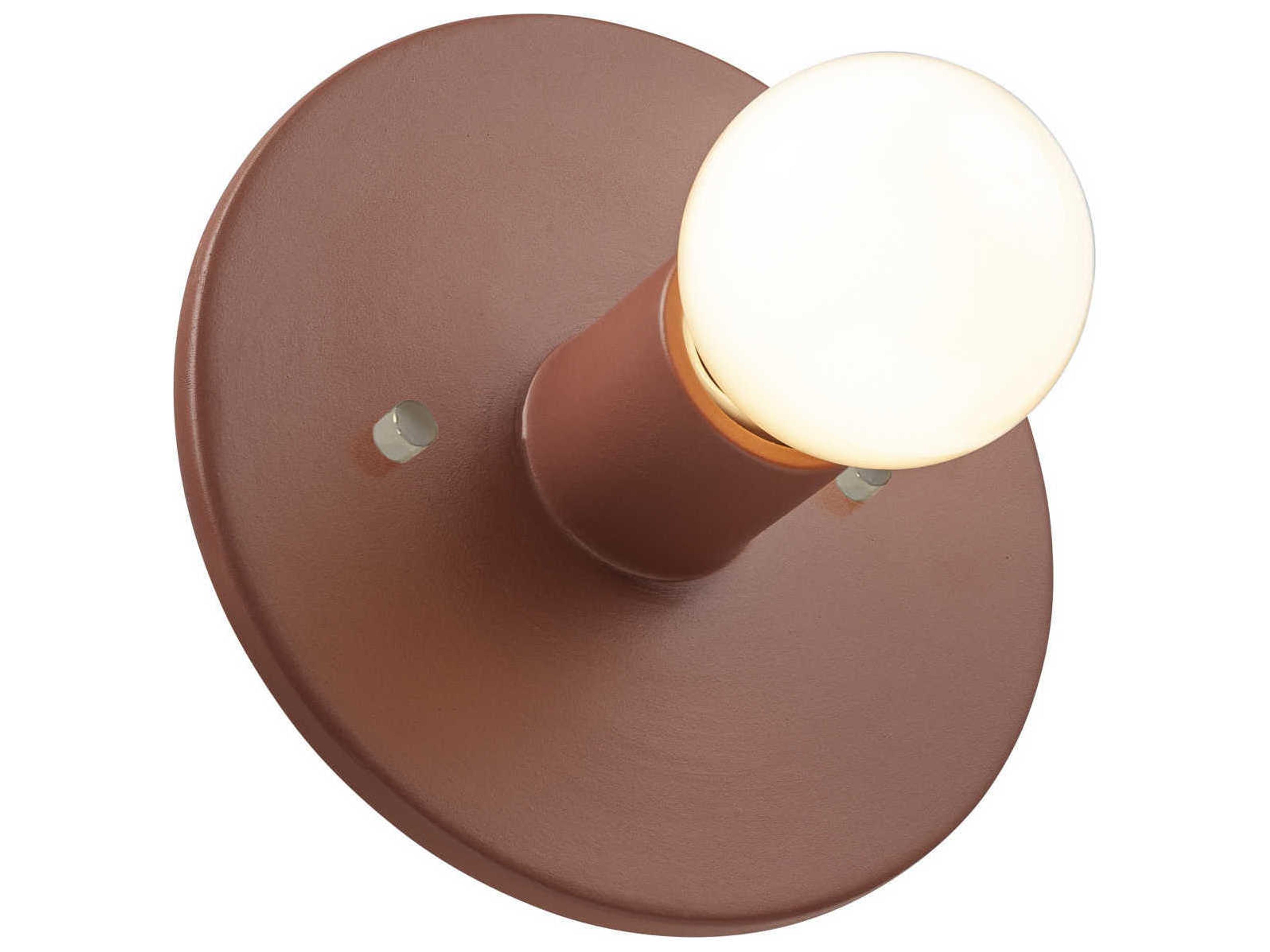 Justice Design Group Ambiance 1-Light Pink Wall Sconce