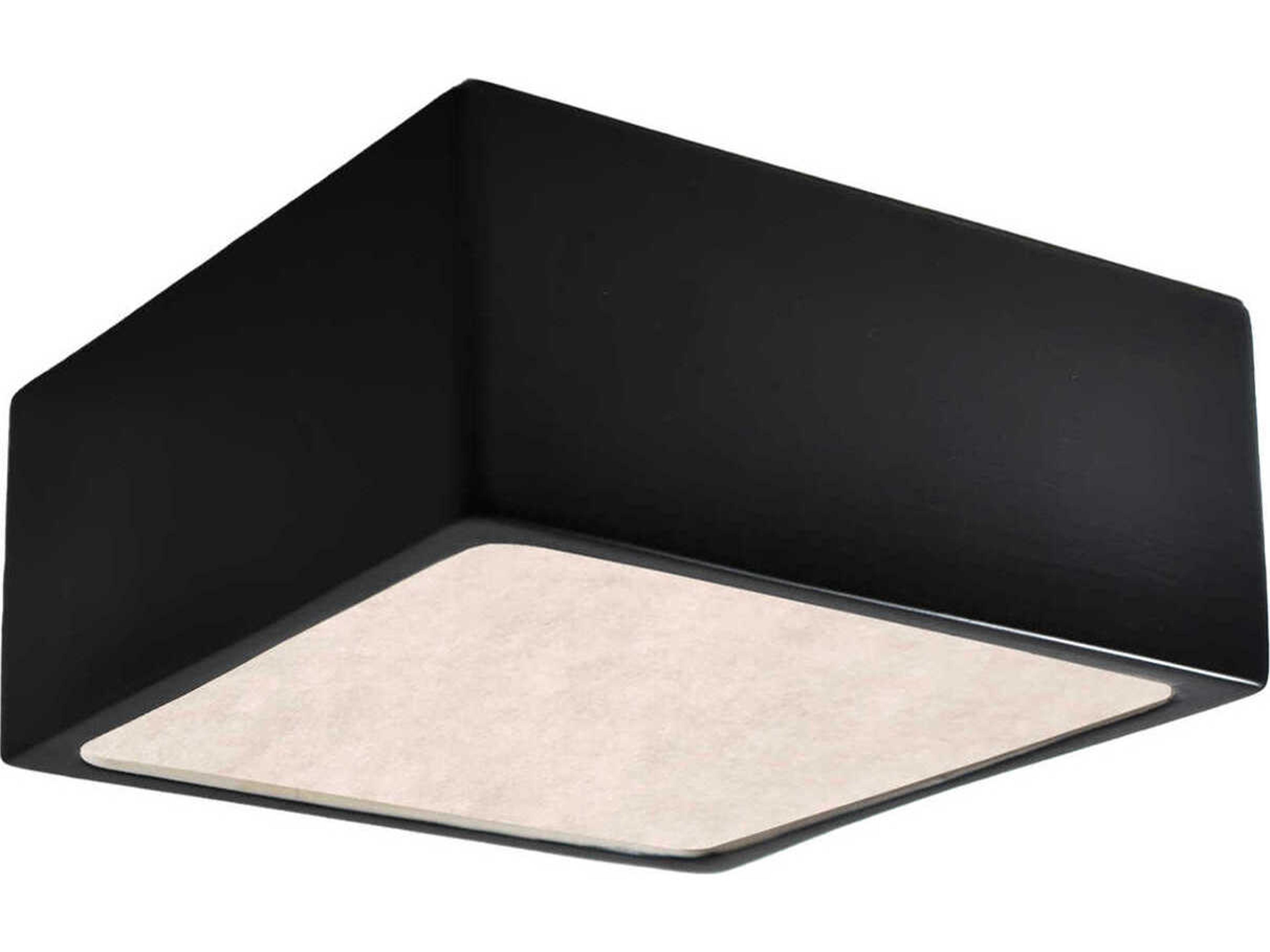 Radiance Black LED Flush Mount