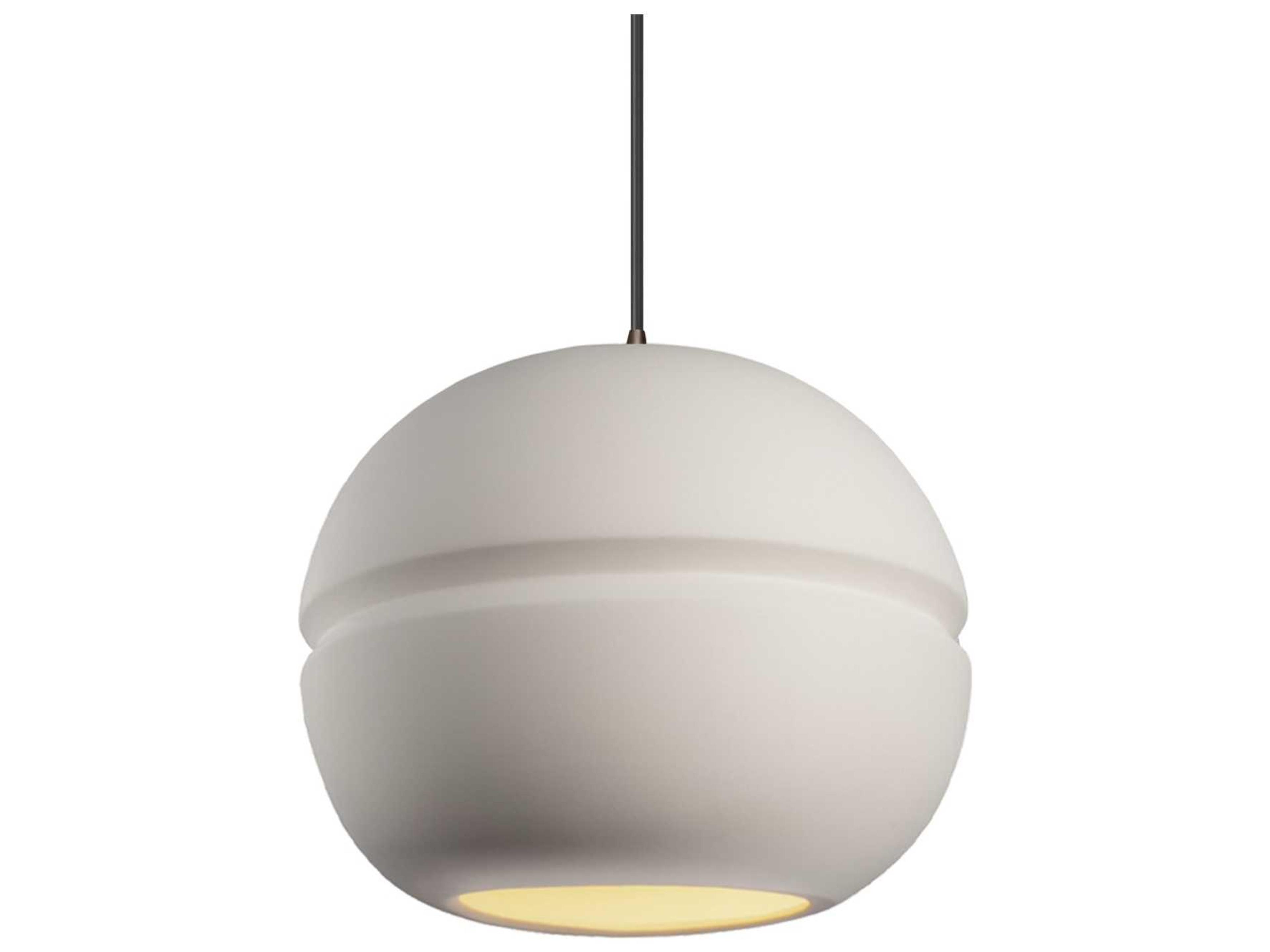 Radiance 1-Light White Mini Pendant