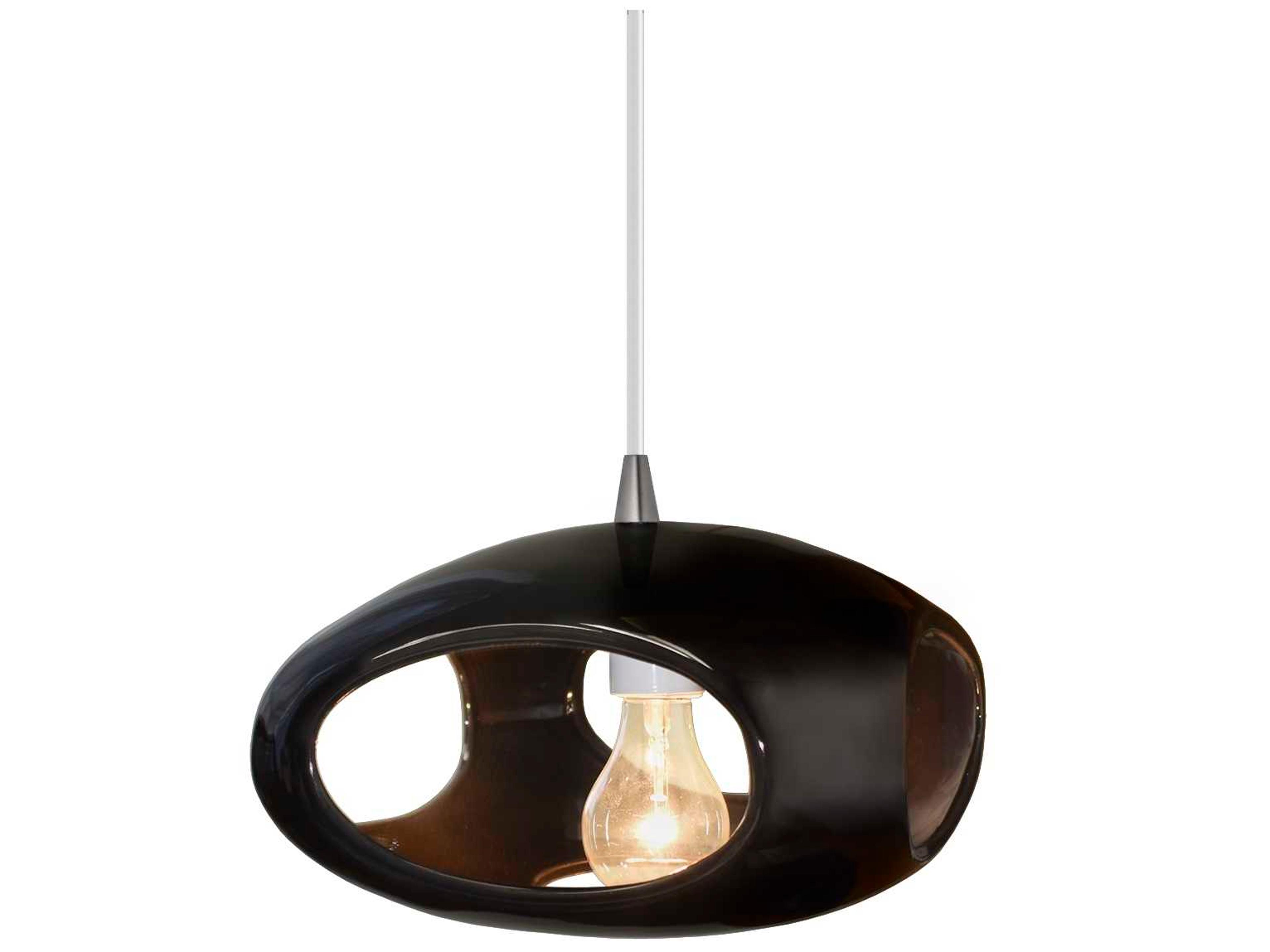 Justice Design Group Radiance 1-Light Chrome Mini Pendant