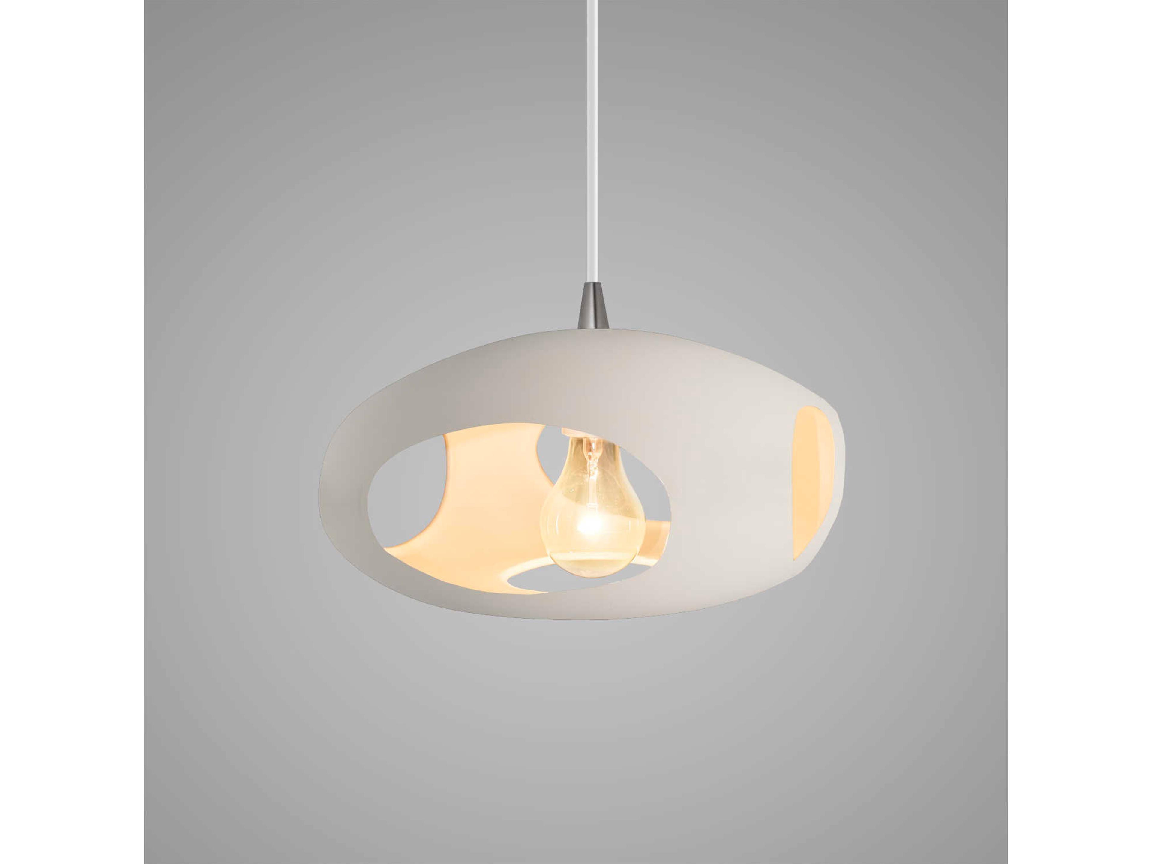 Justice Design Group Radiance 1-Light Chrome Mini Pendant