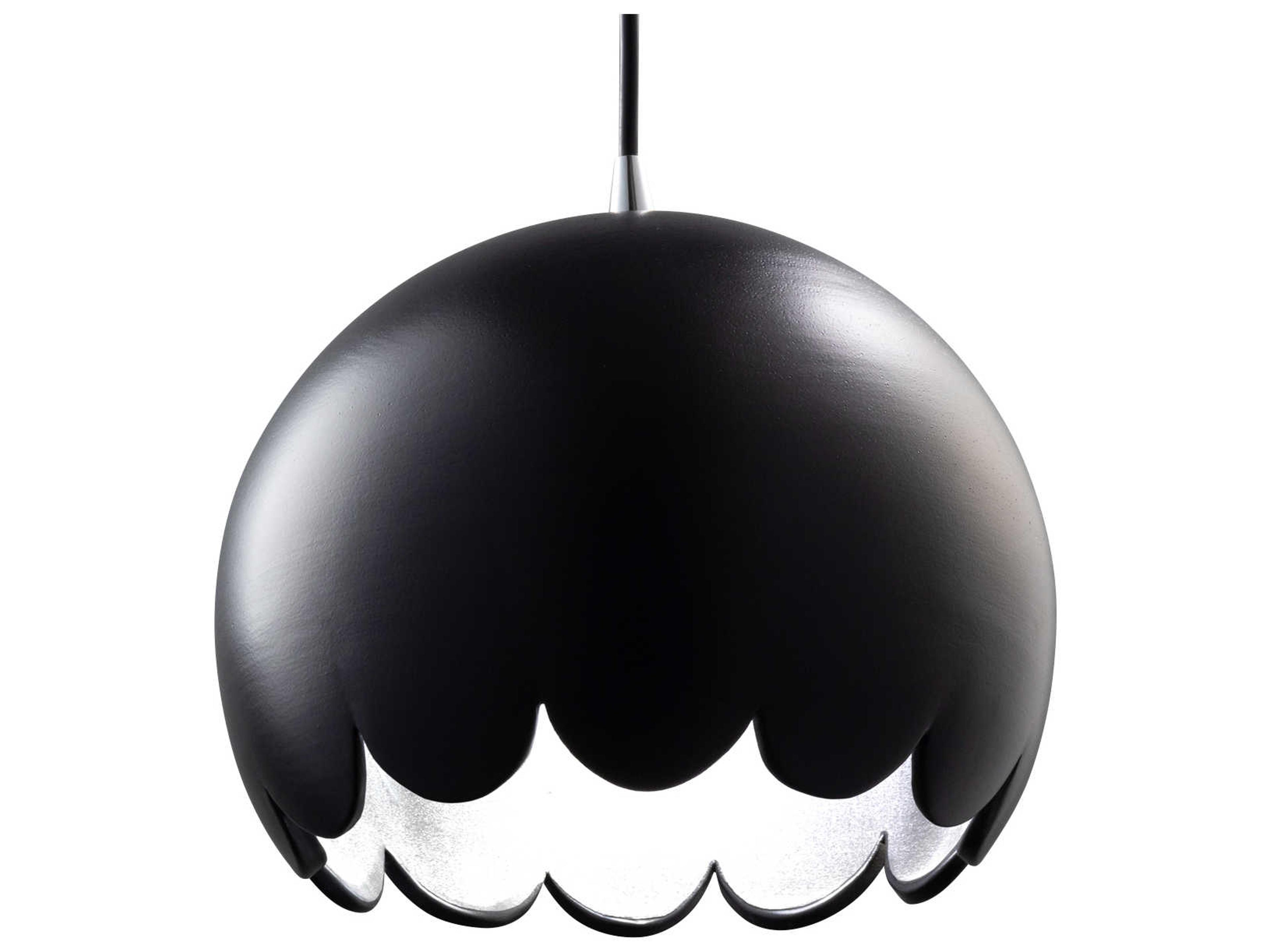 Justice Design Group Radiance 1-Light White Mini Pendant