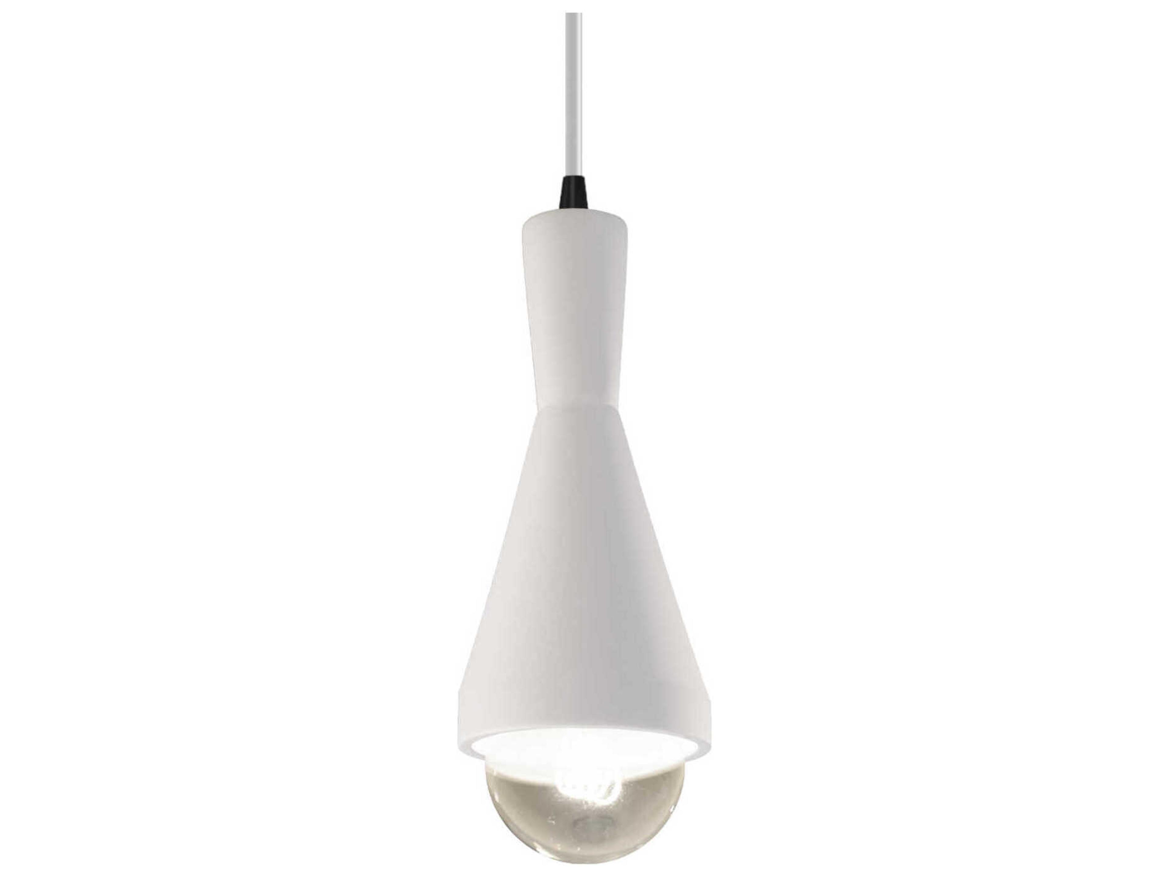 Justice Design Group Radiance White Mini Pendant
