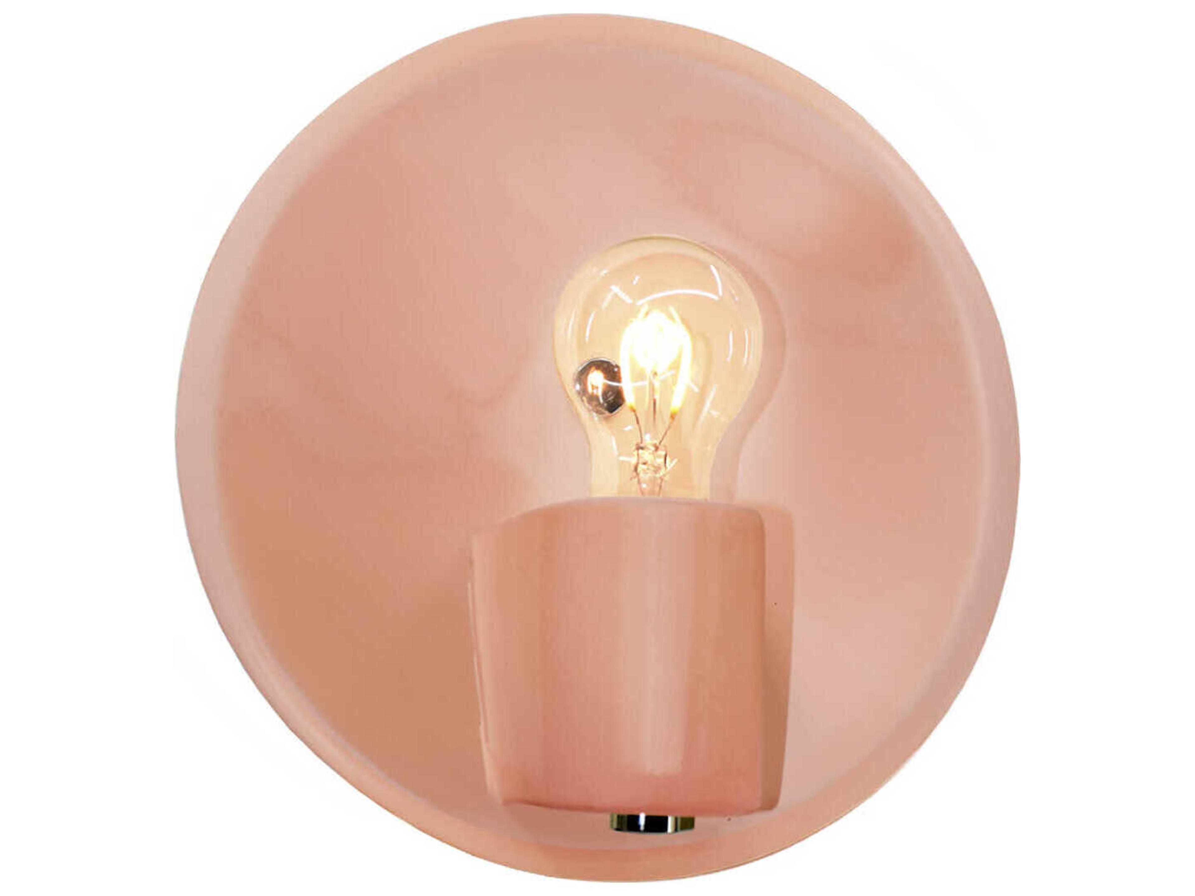 Justice Design Group Ambiance 1-Light White Wall Sconce