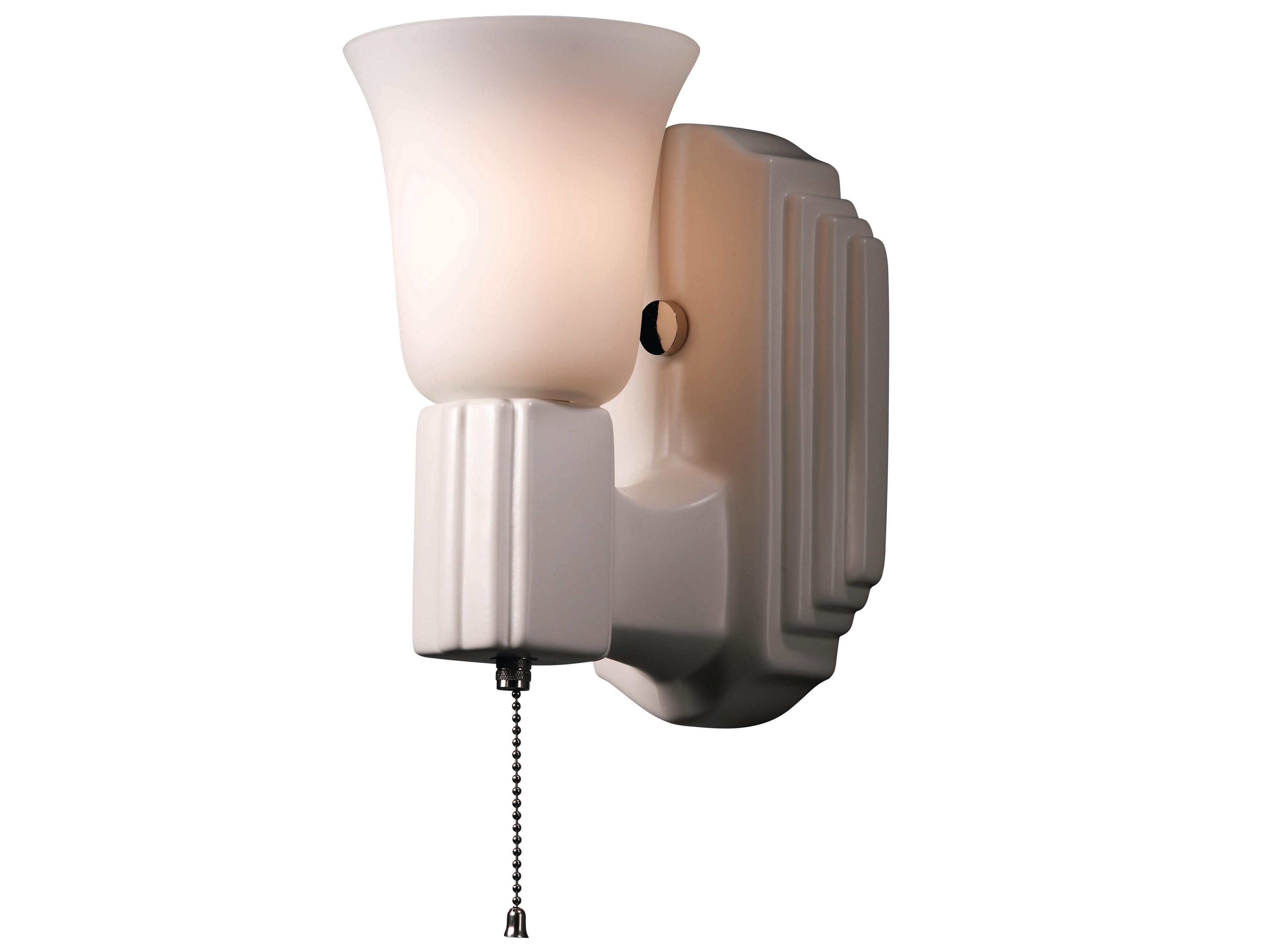 American Classics 1-Light Gray Glass Wall Sconce