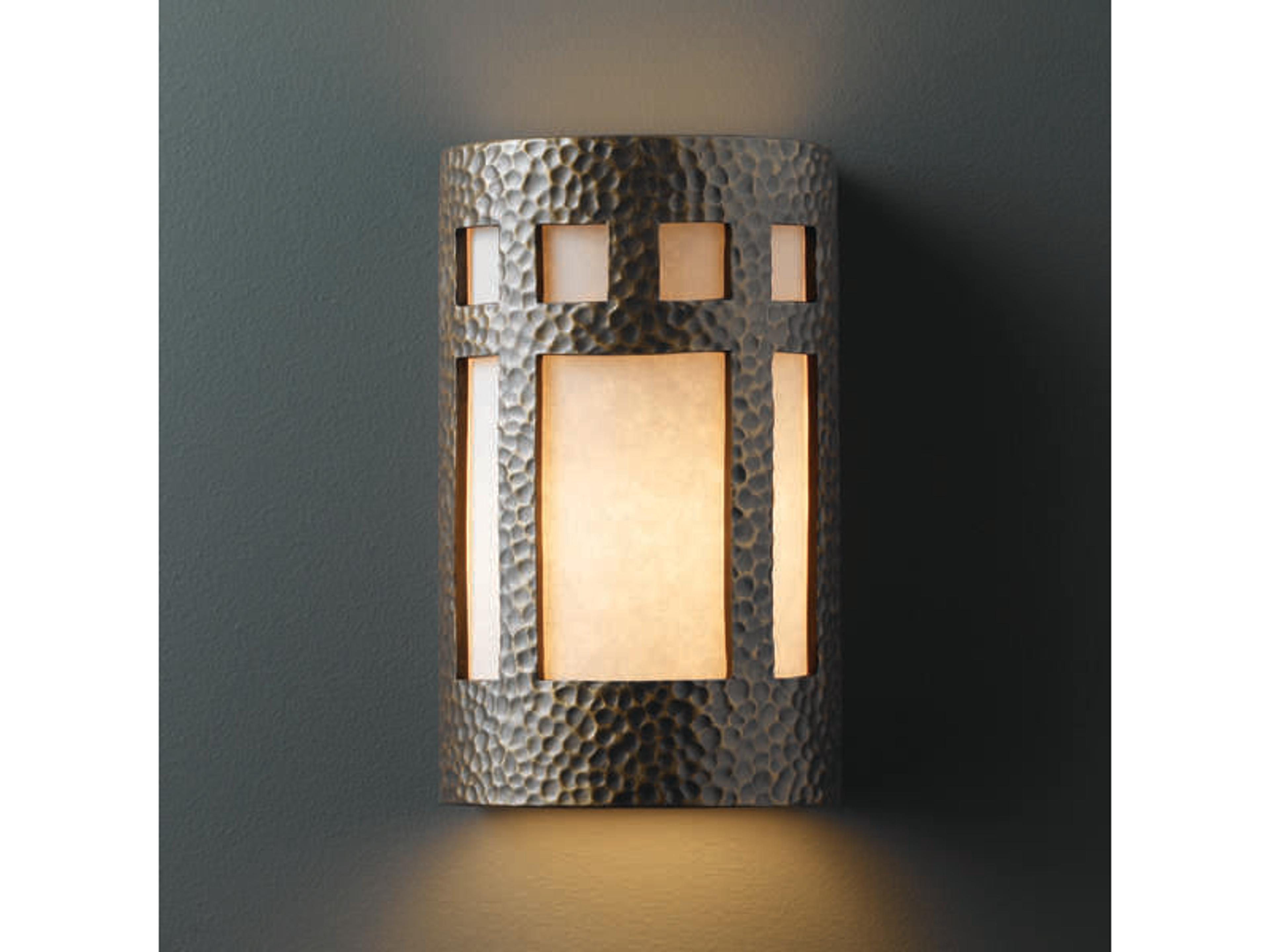 Justice Design Group Ambiance 2-Light Bronze Wall Sconce