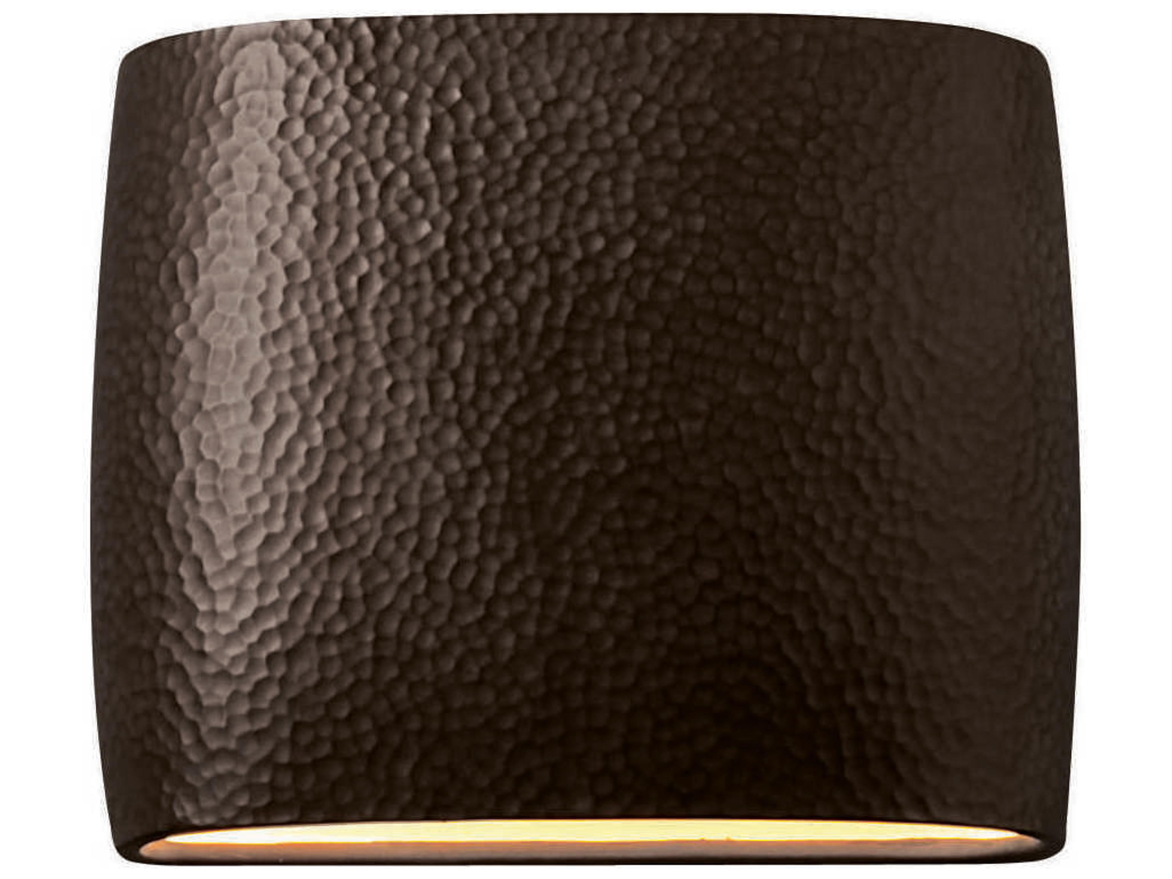 Justice Design Group Ambiance 2-Light White Wall Sconce