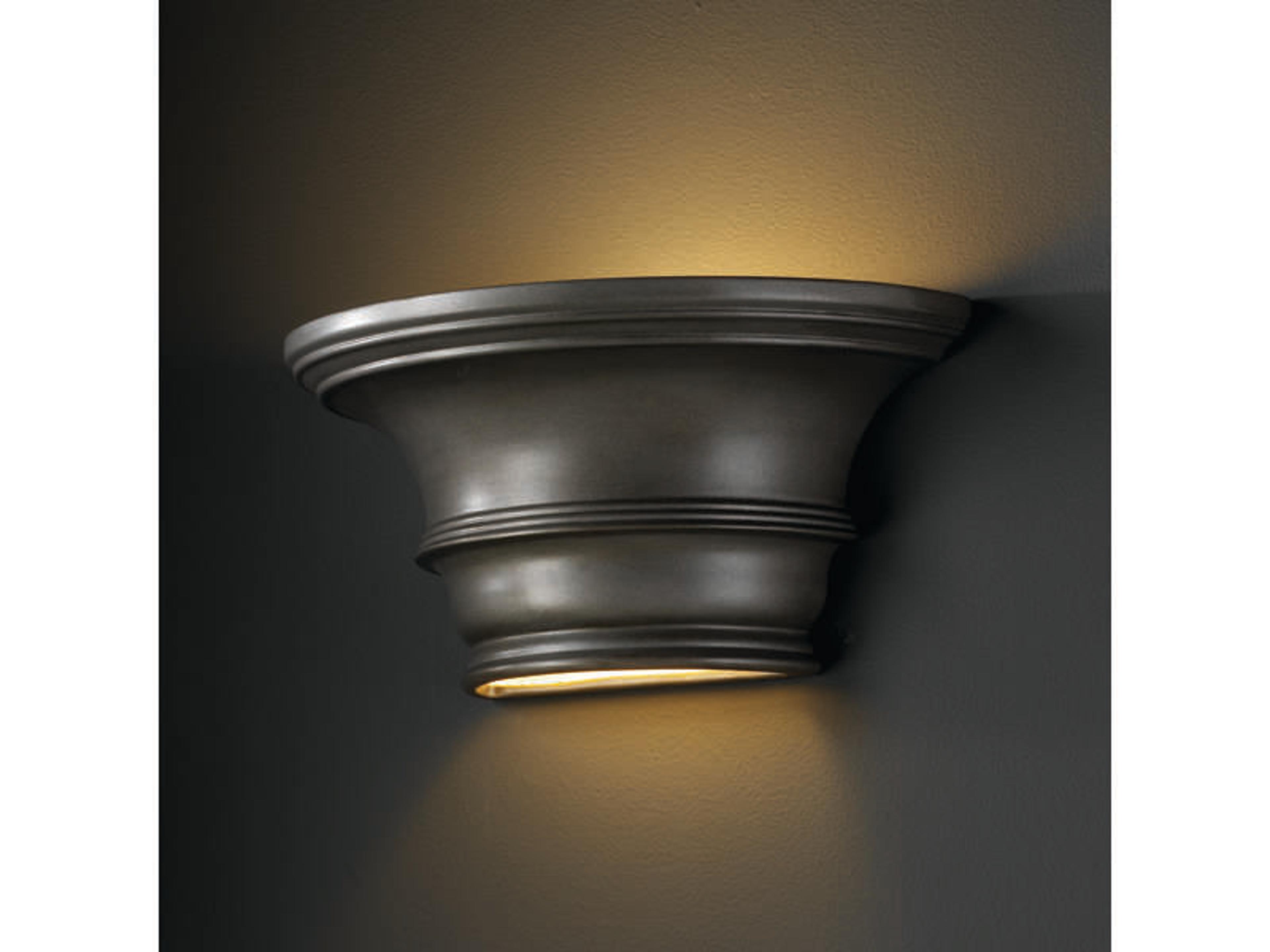 Justice Design Group Ambiance 1-Light Bronze Wall Sconce