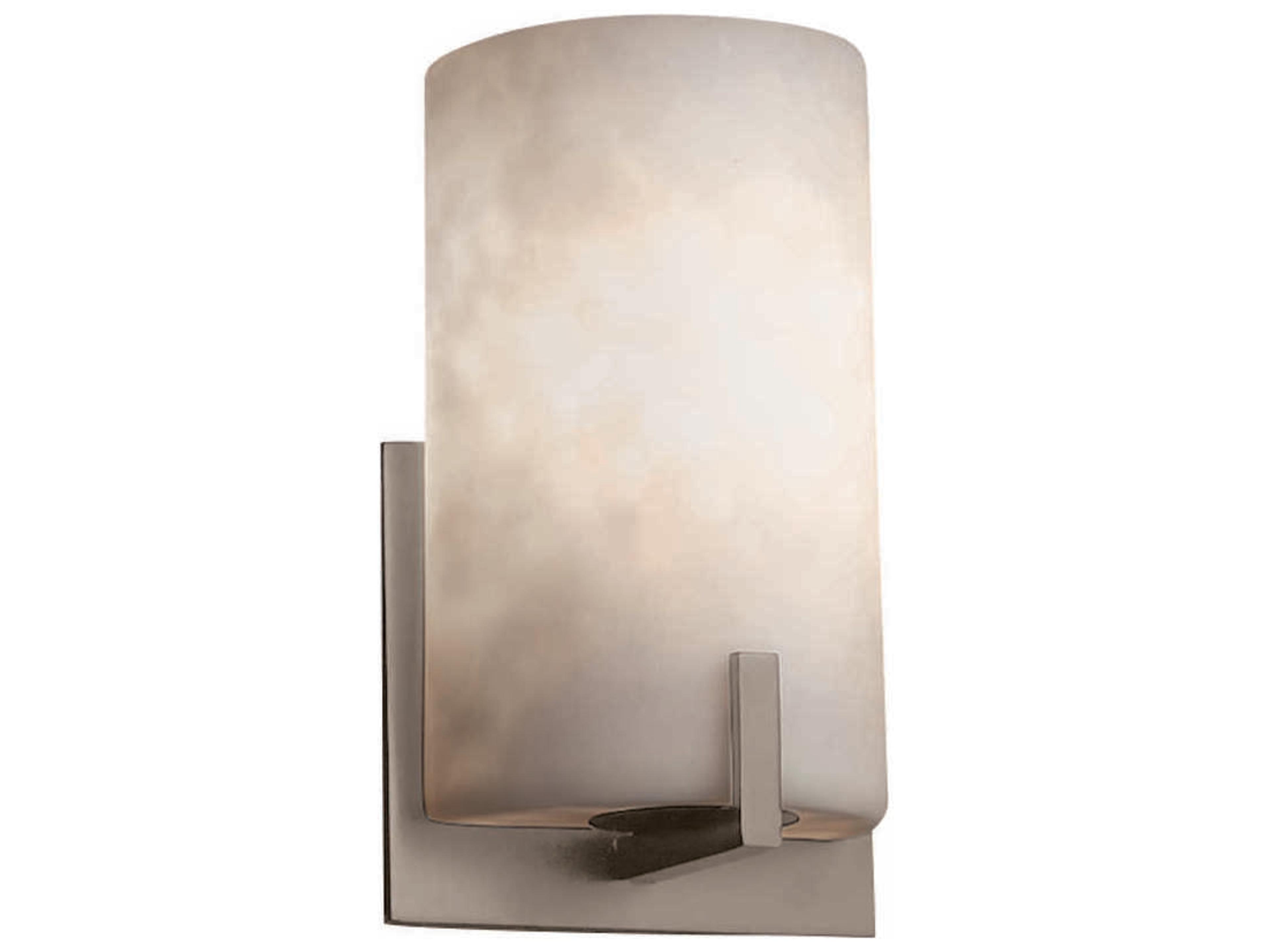 Justice Design Group Clouds 1-Light Off White Wall Sconce