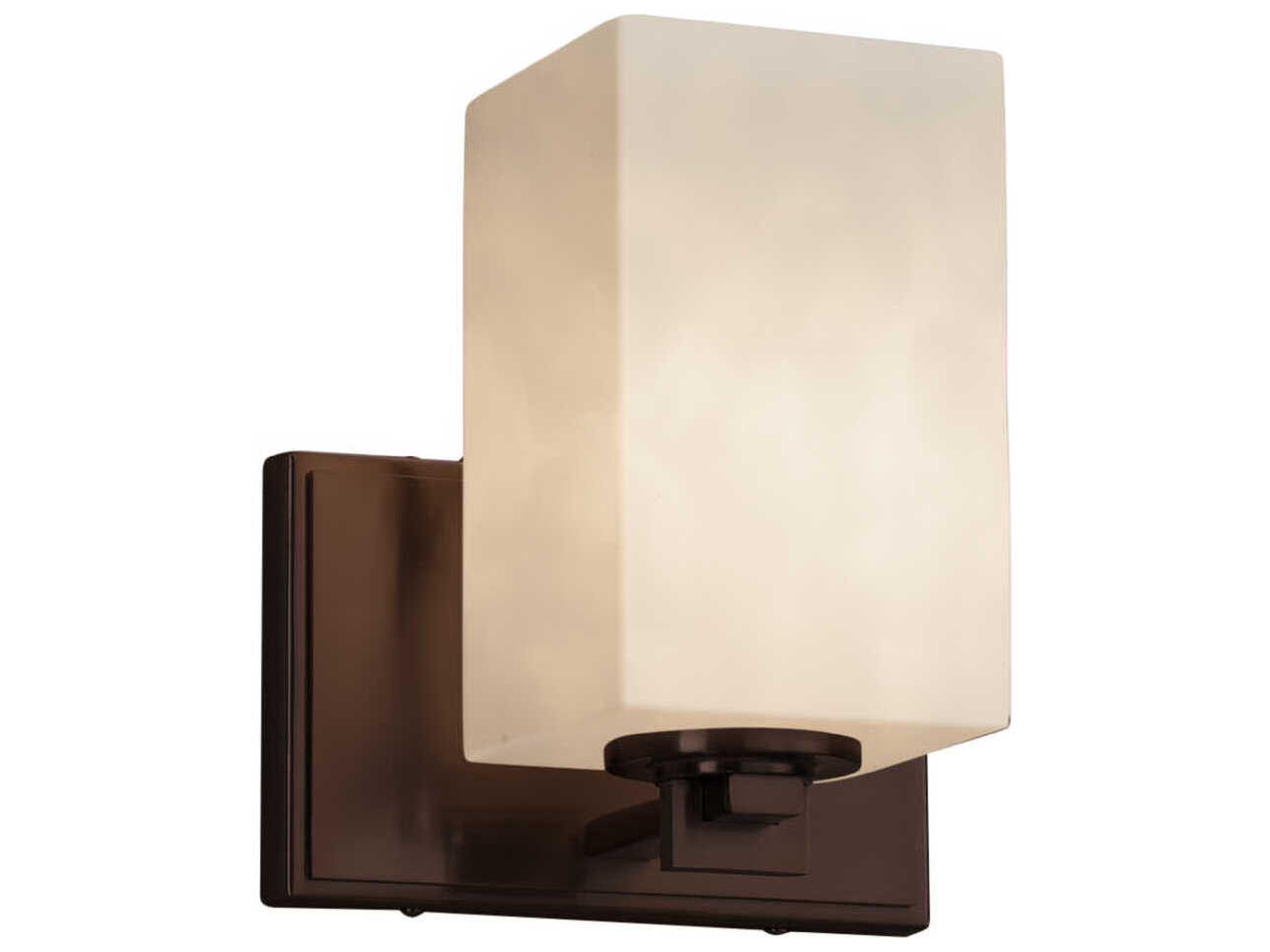 Justice Design Group Clouds 1-Light Nickel Wall Sconce