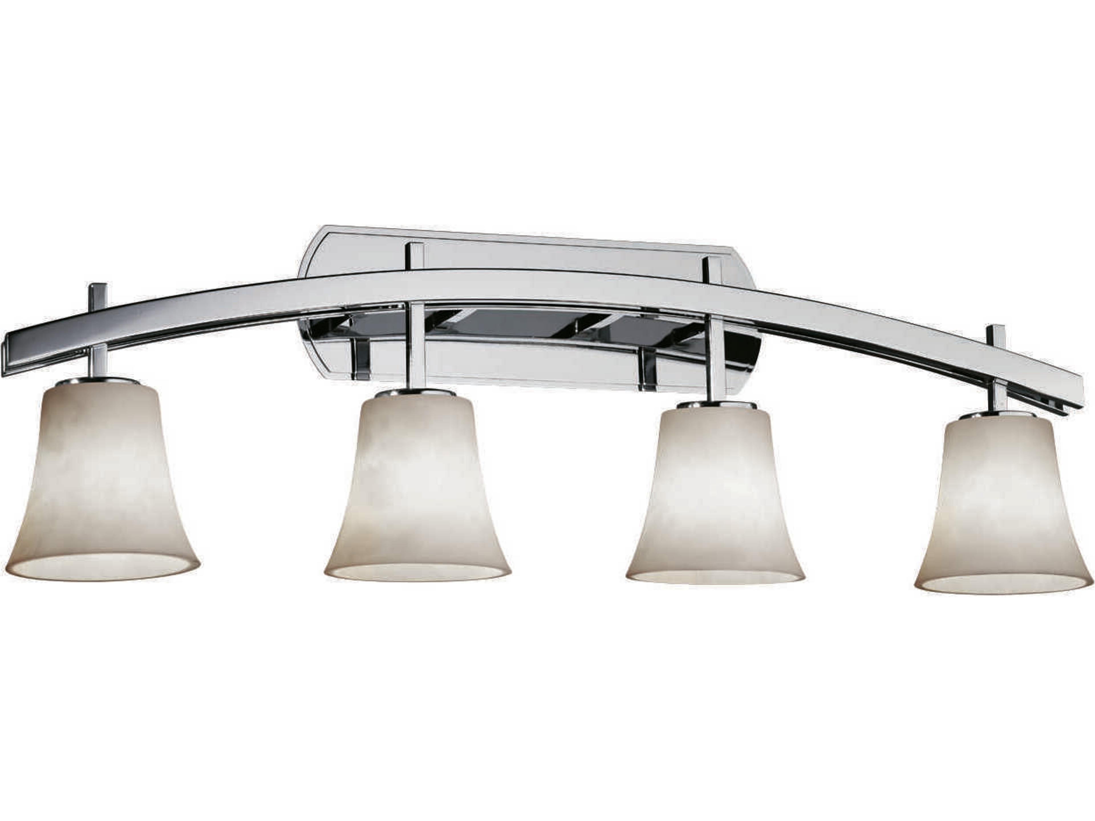 Clouds 4-Light Nickel Vanity Light