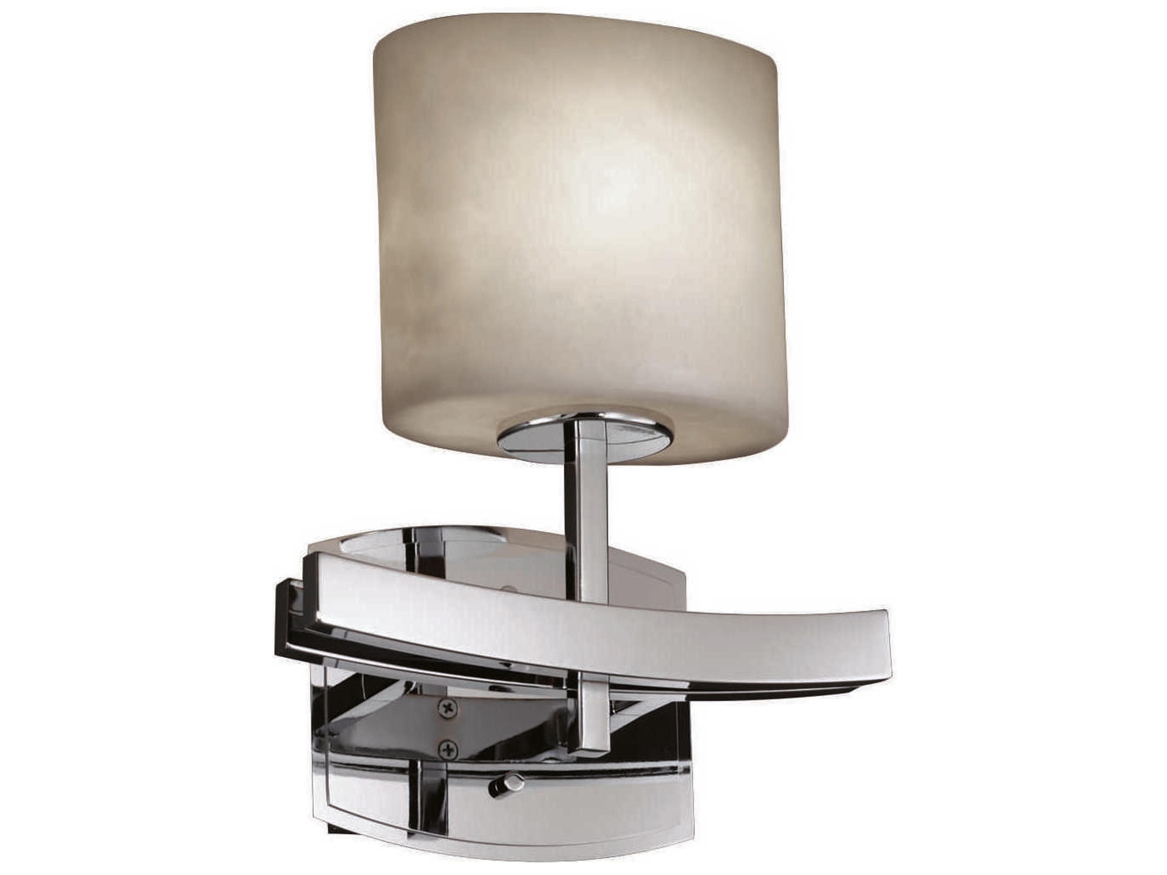 Clouds 1-Light Chrome Wall Sconce