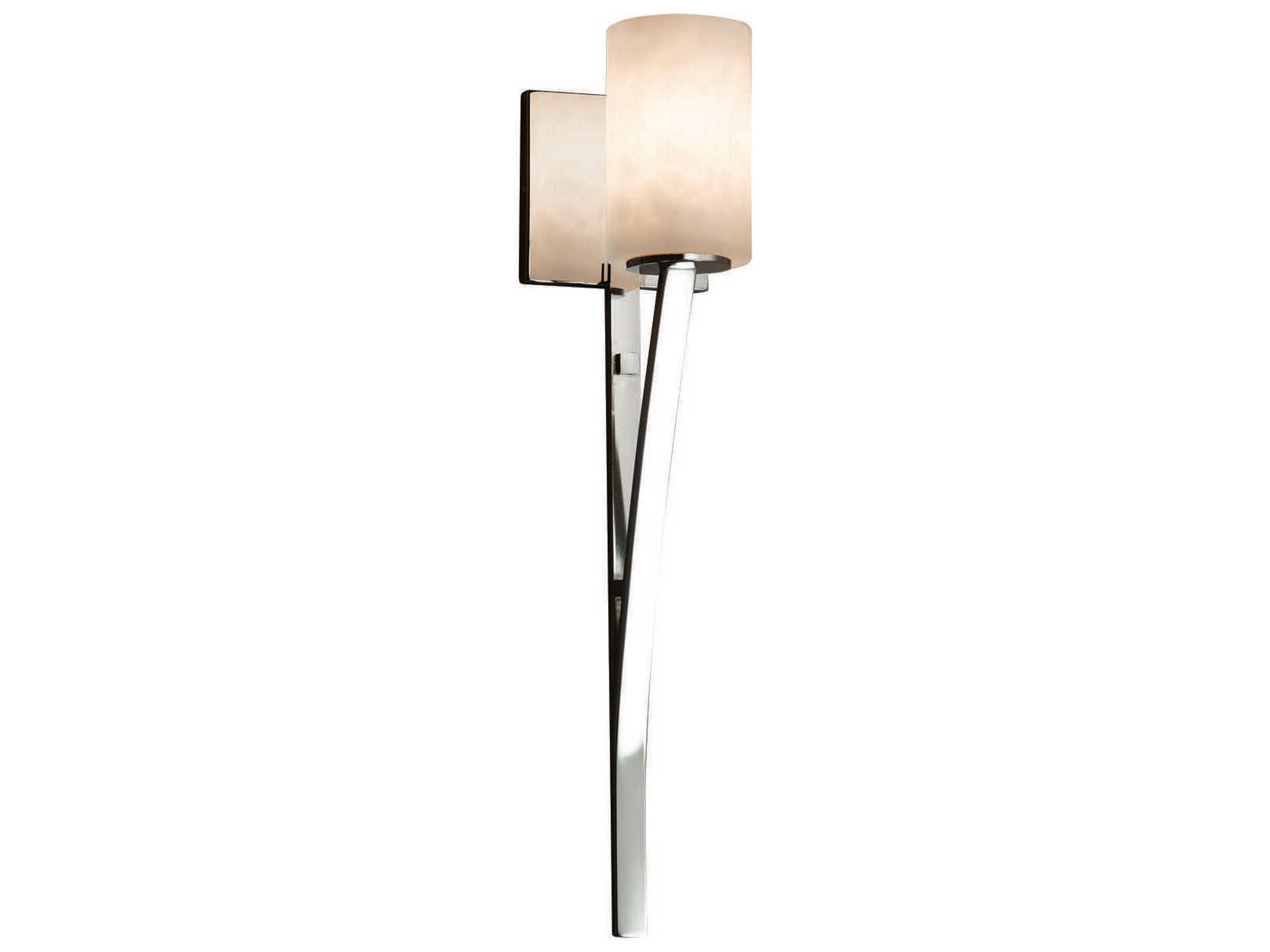 Justice Design Group Clouds Chrome Wall Sconce