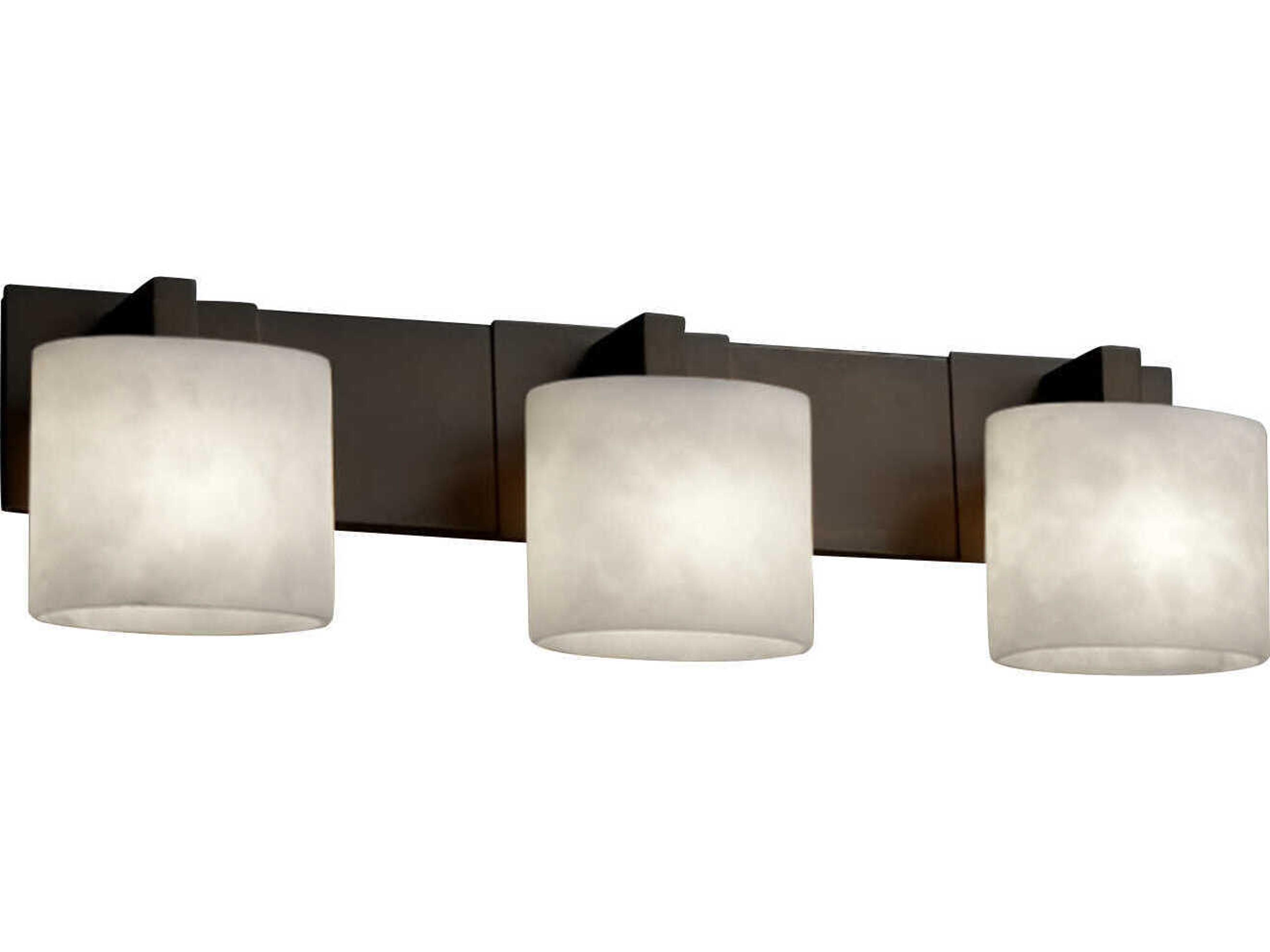 Clouds 3-Light Bronze Vanity Light