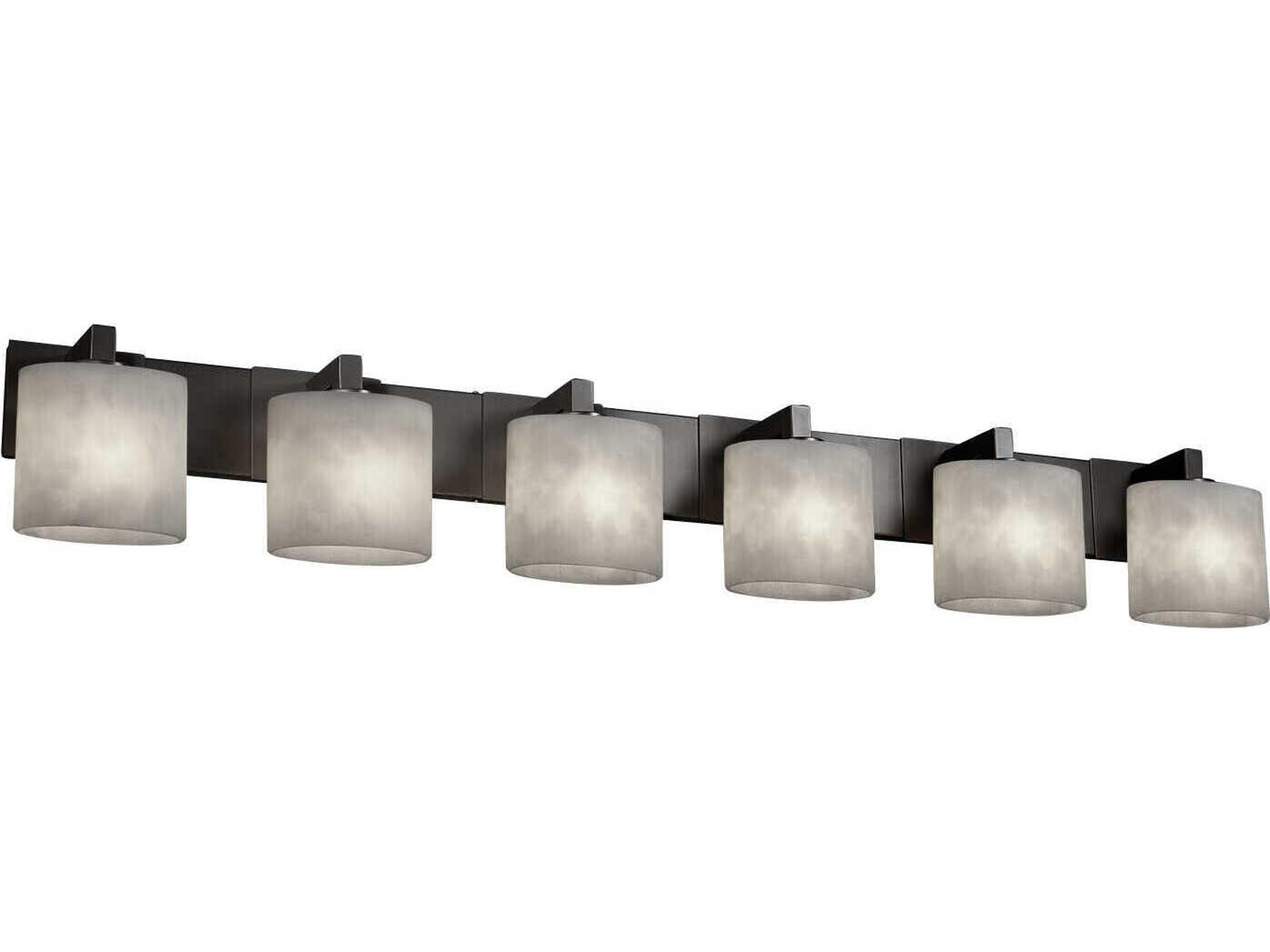 Justice Design Group Clouds 6-Light Chrome Vanity Light