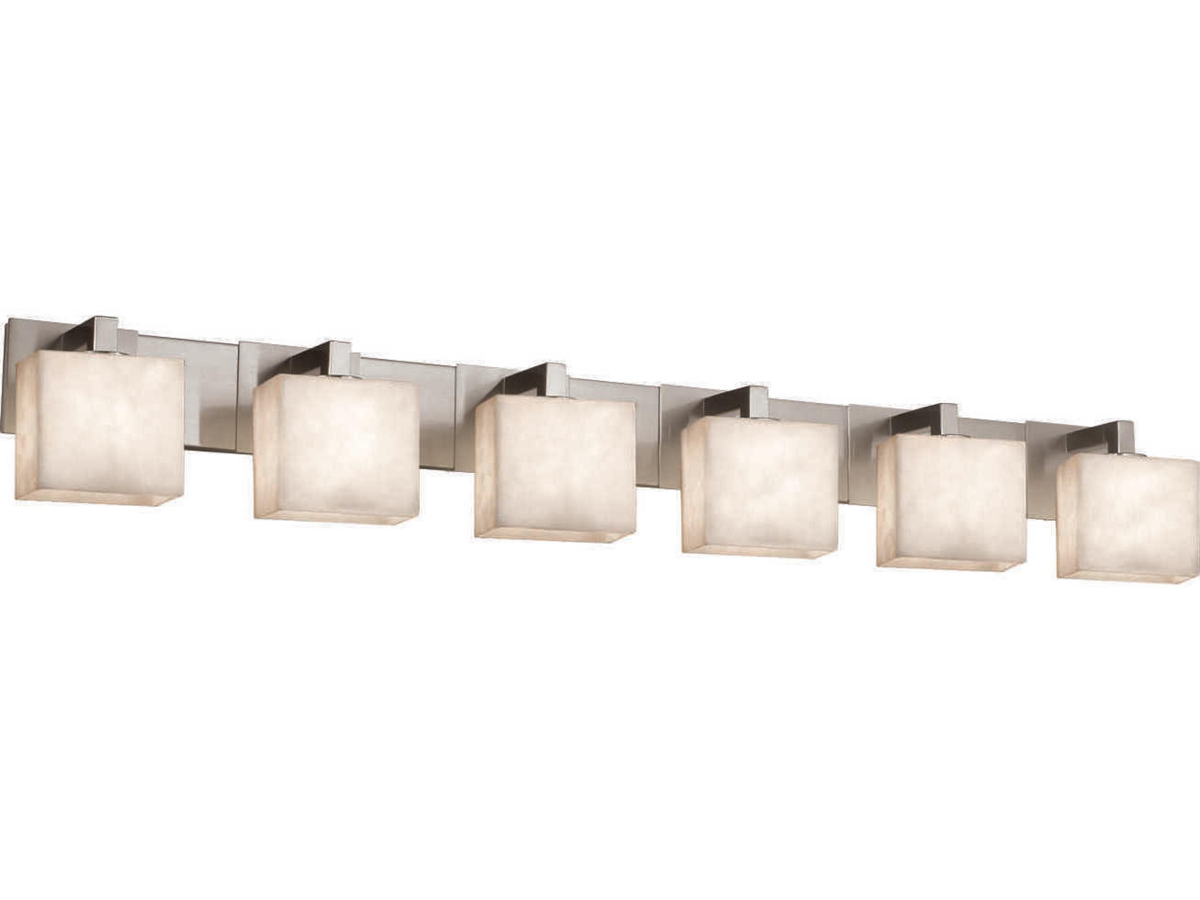 Justice Design Group Clouds 6-Light Chrome Vanity Light