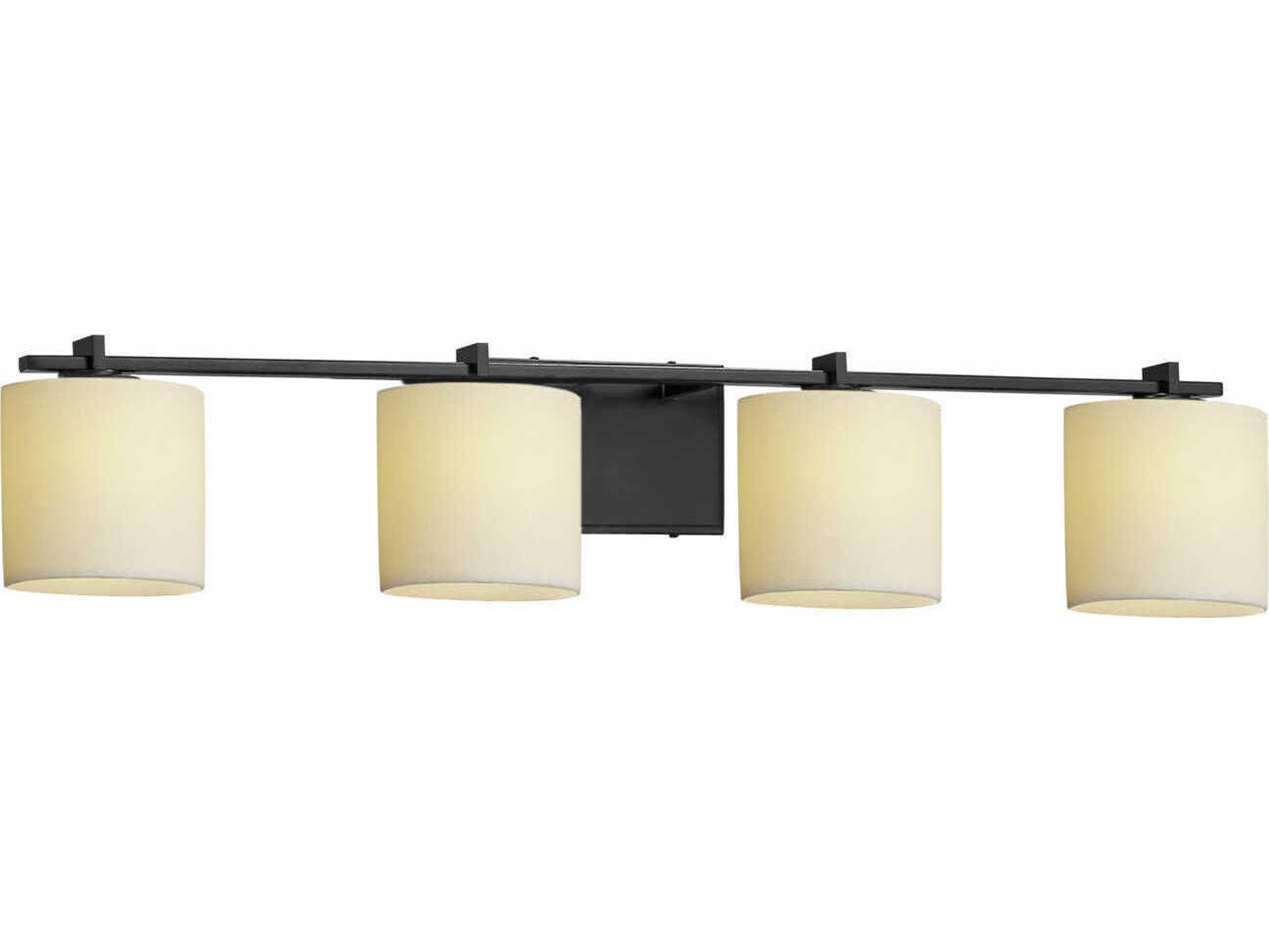 Candlearia 4-Light Black Vanity Light