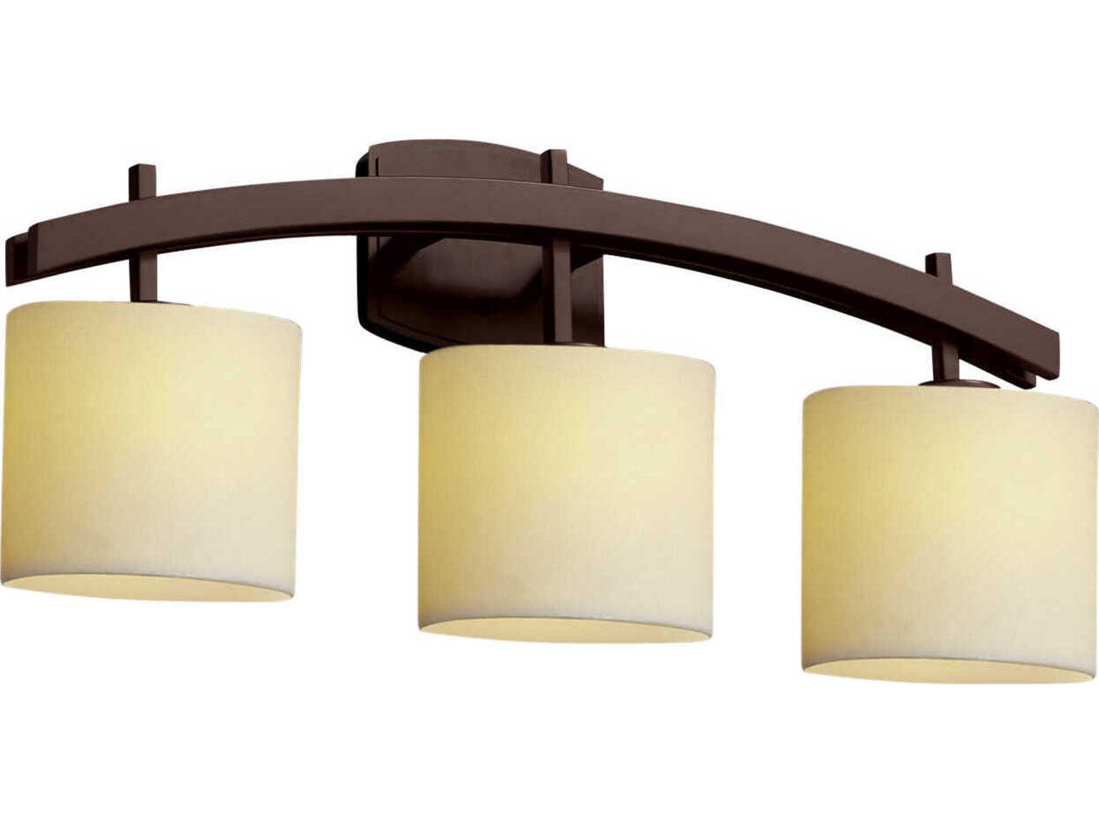 Candlearia 3-Light Bronze Vanity Light