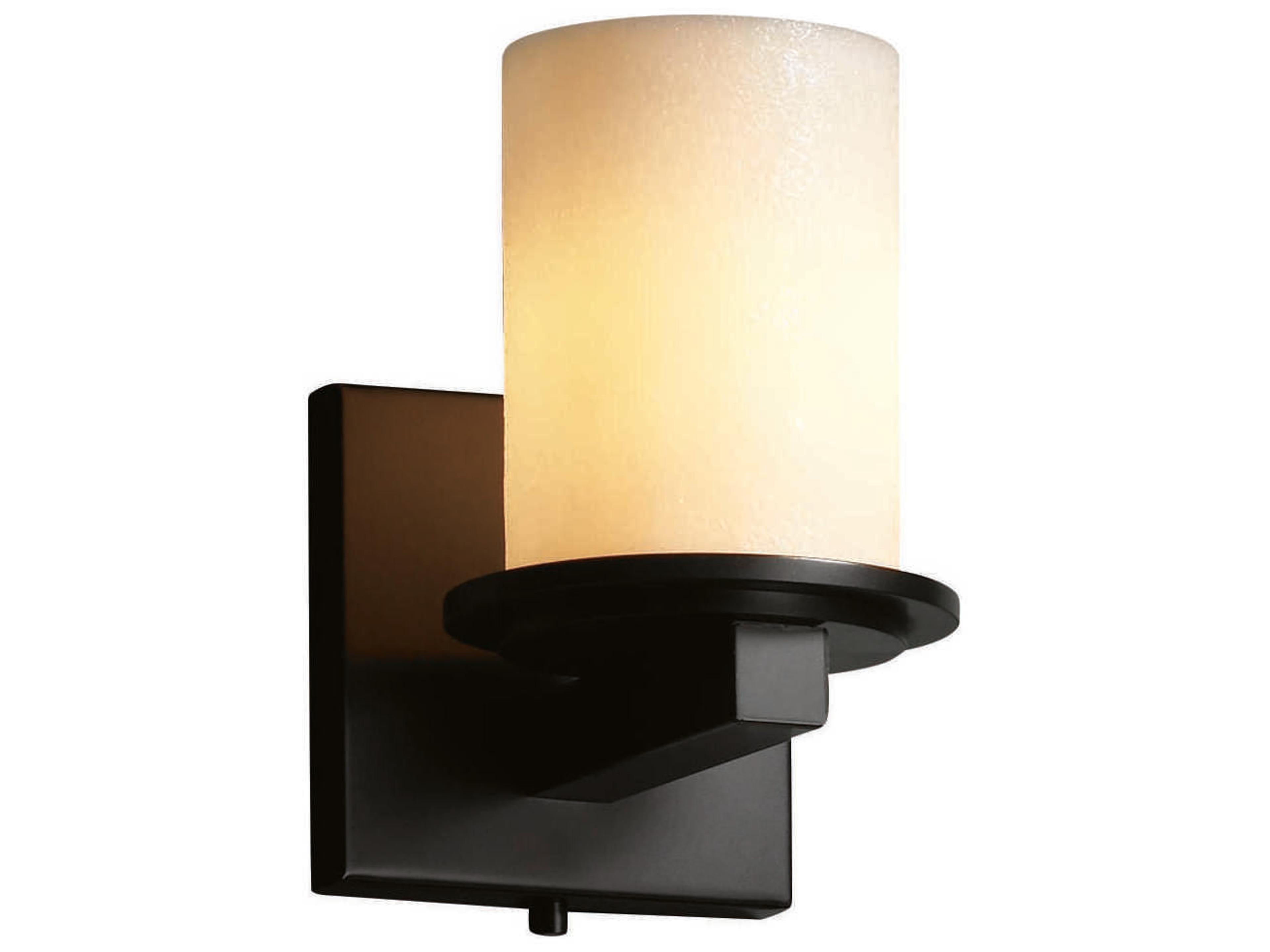 Candlearia 1-Light Black Wall Sconce