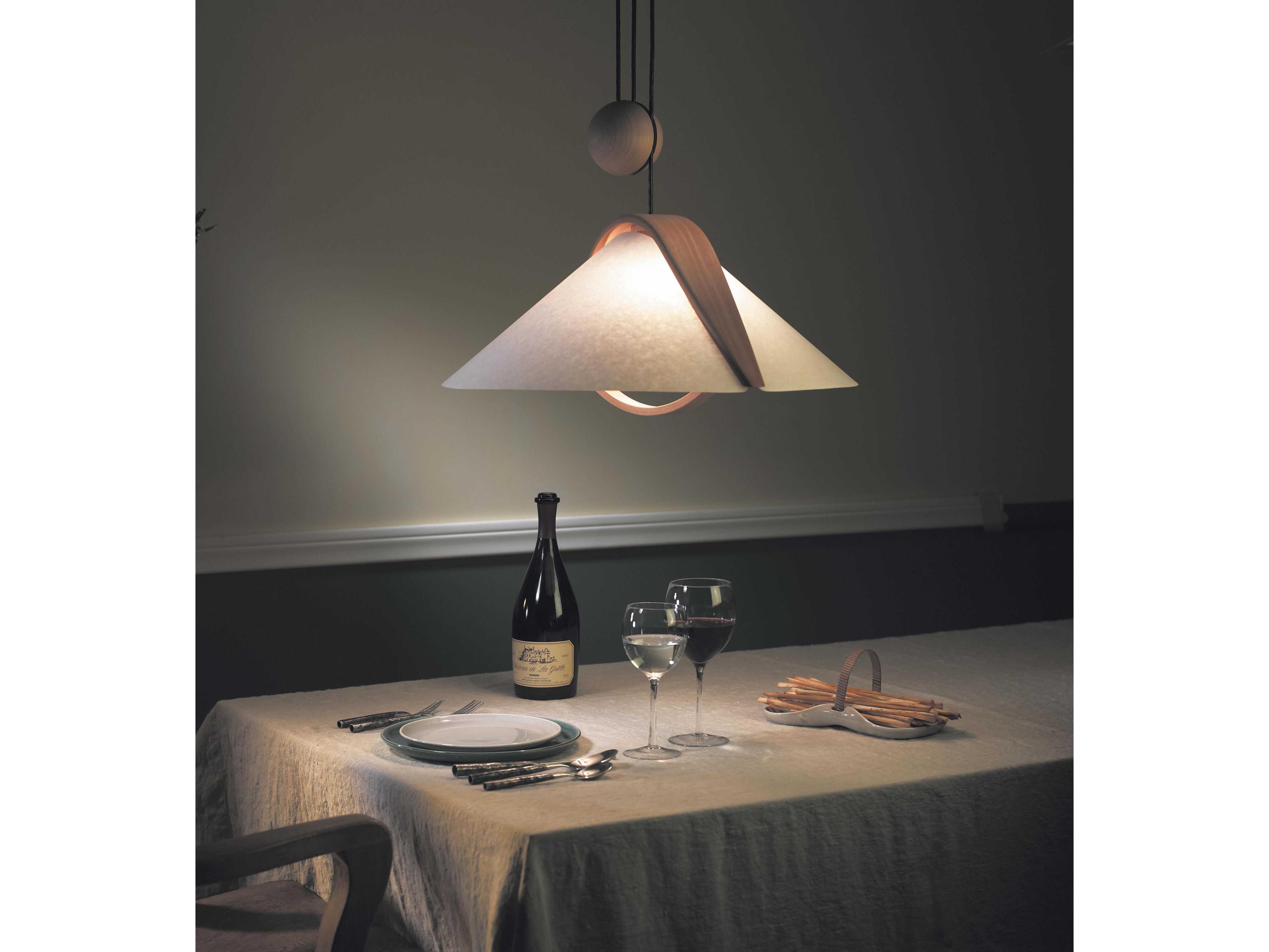 Justice Design Group Domus 2-Light Brown Mini Pendant