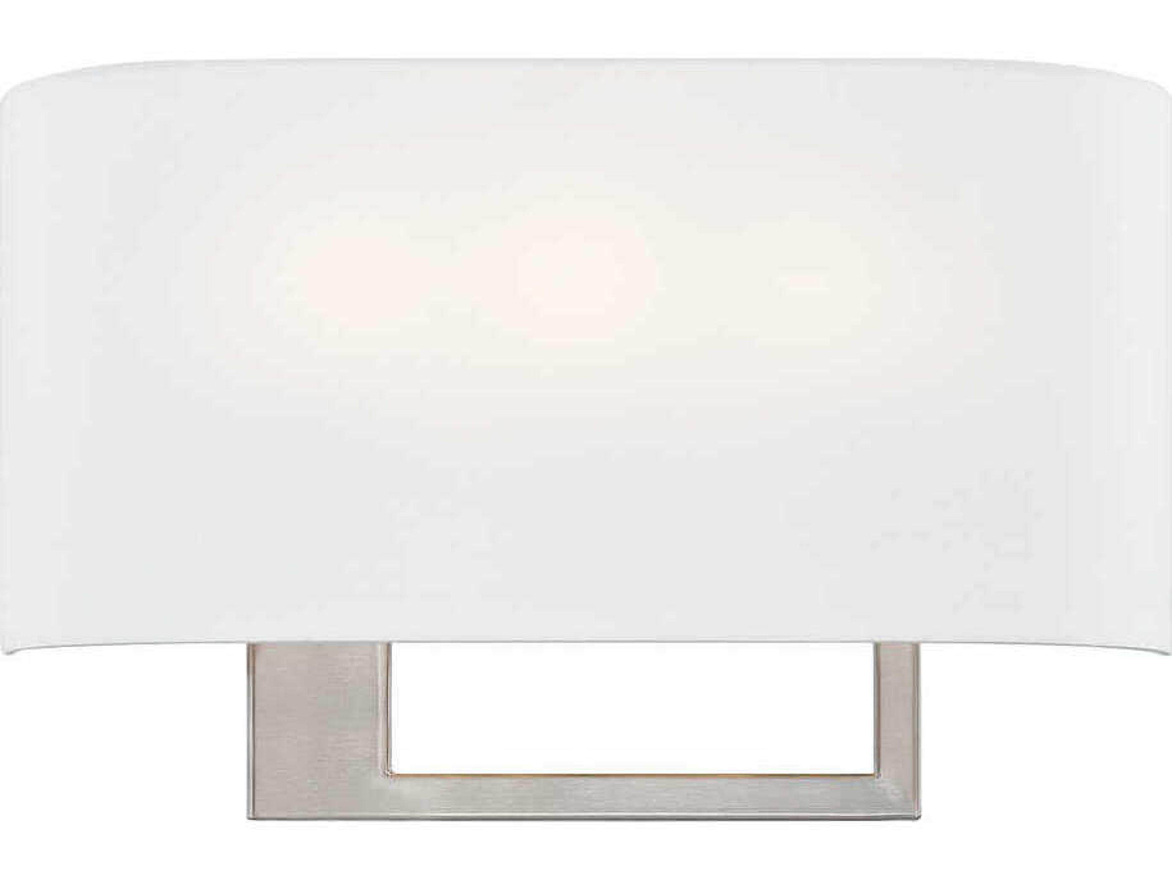 Justice Design Group Textile Callie 3-Light Brushed Nickel Wall Sconce