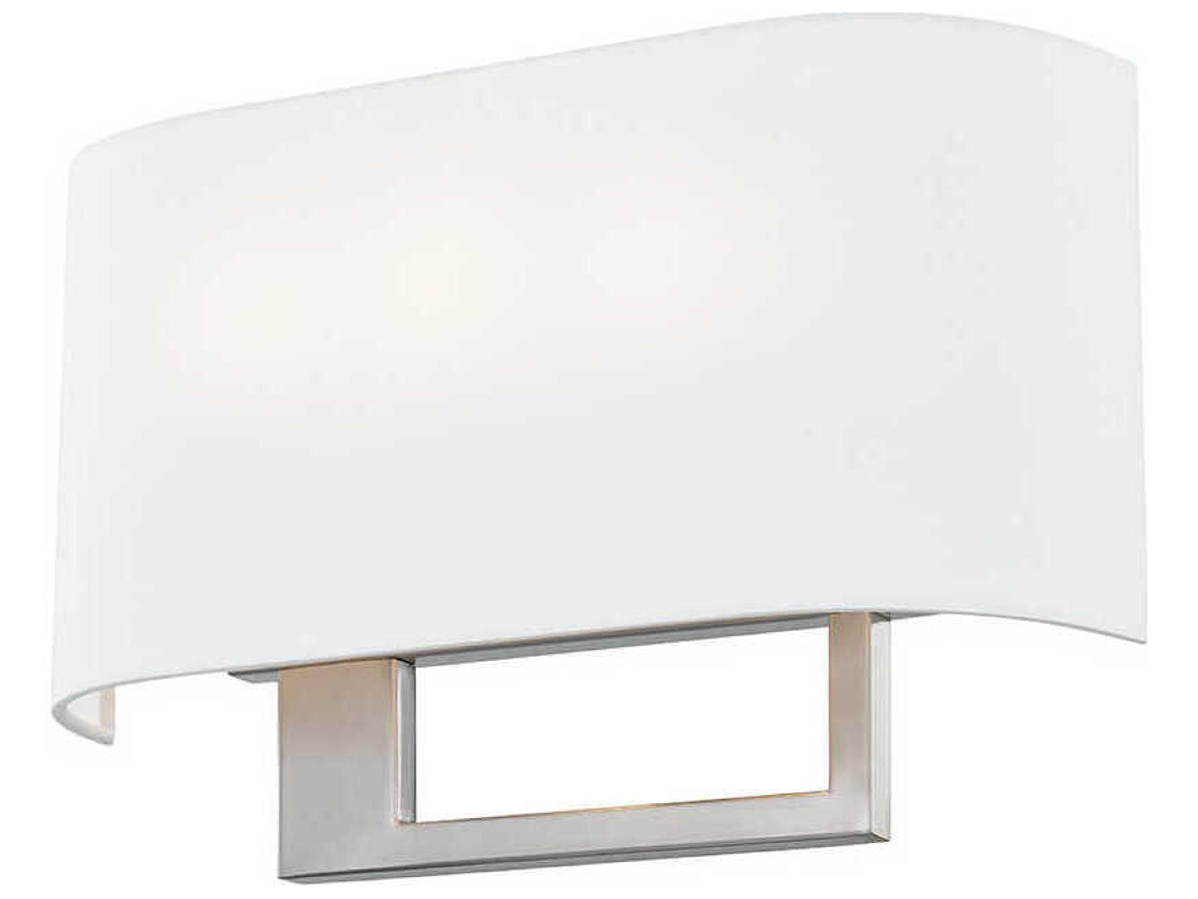 Justice Design Group Textile Callie 3-Light Brushed Nickel Wall Sconce