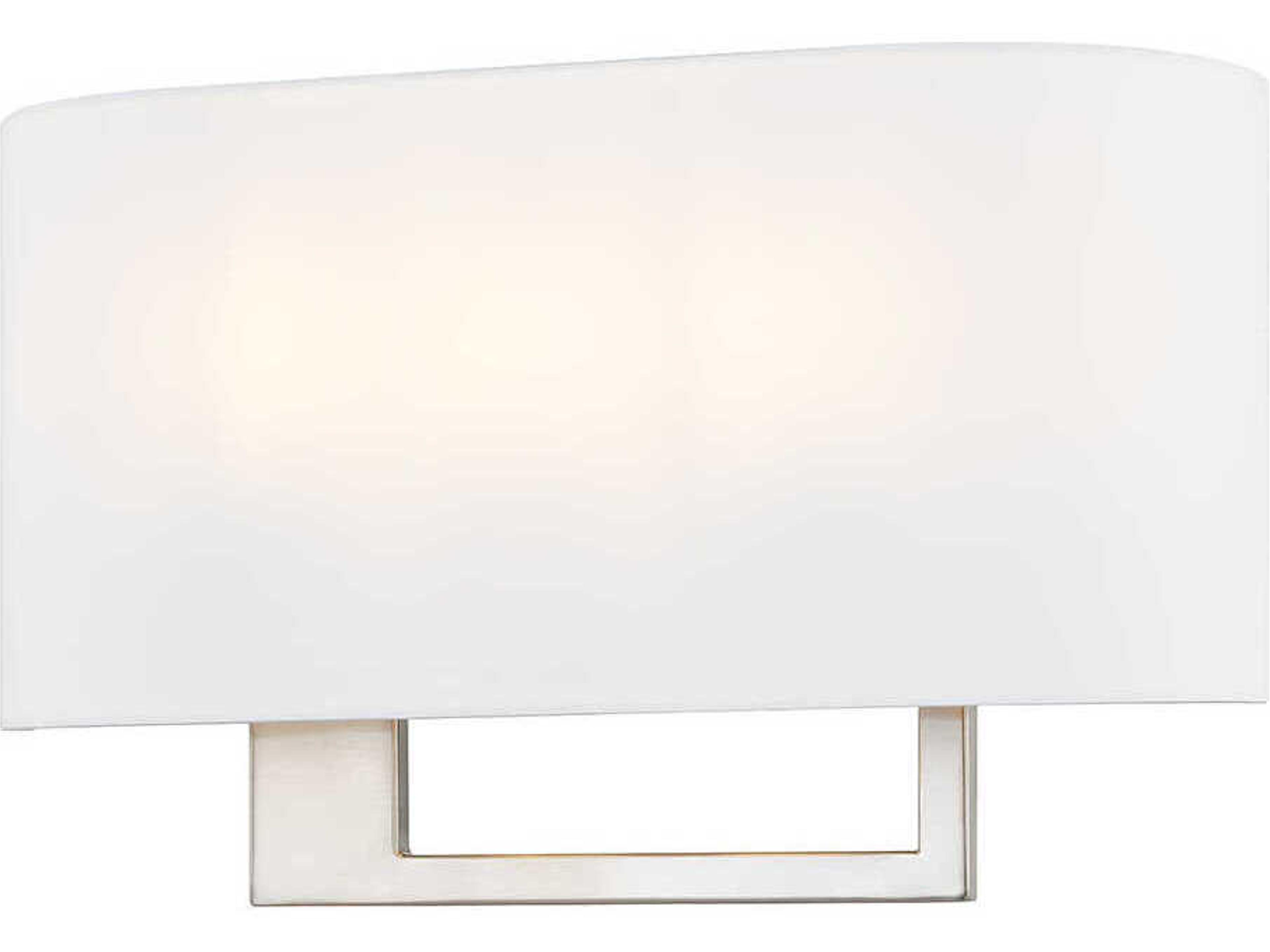 Justice Design Group Textile Callie 3-Light Brushed Nickel Wall Sconce