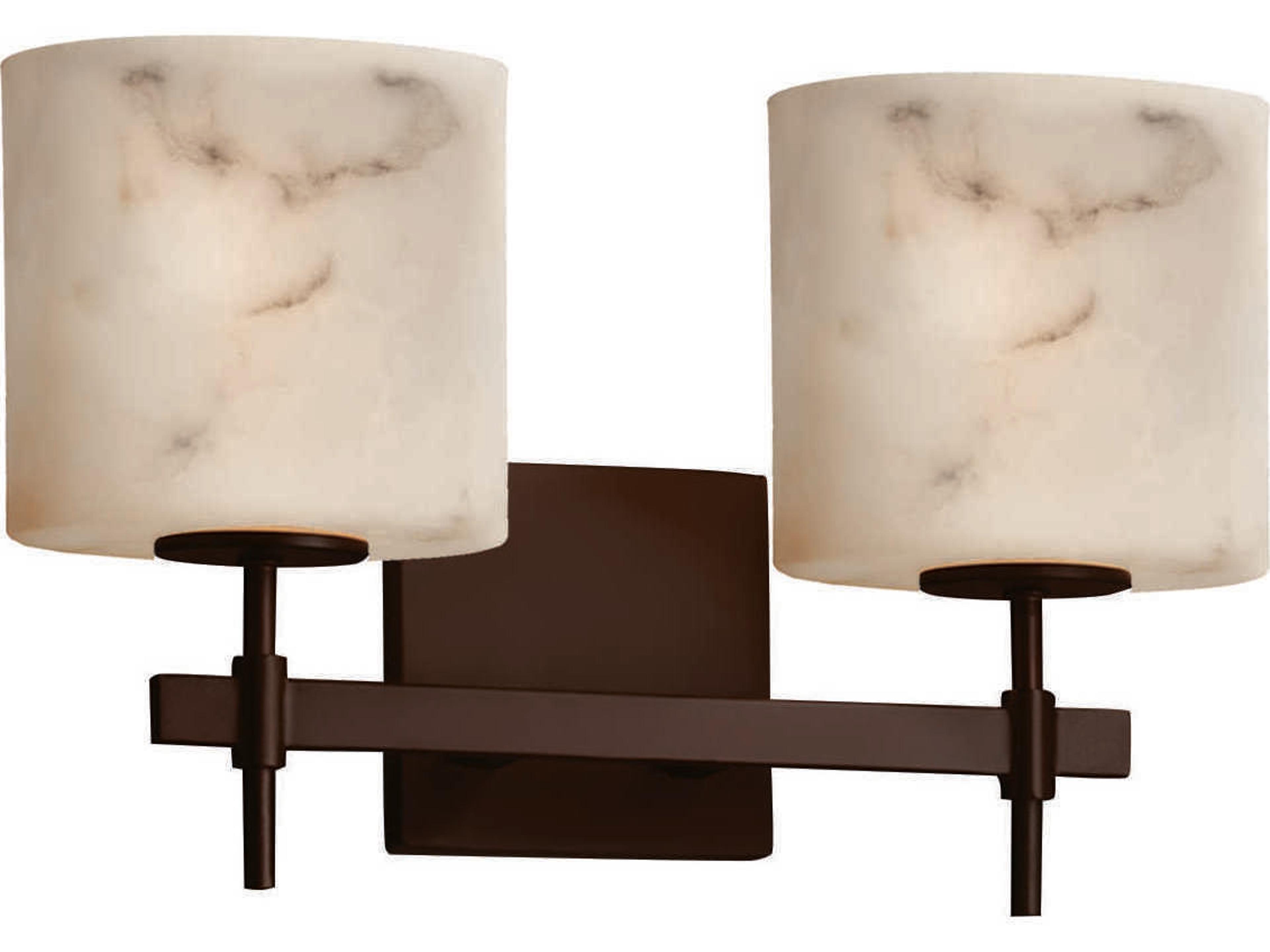 Justice Design Group Lumenaria 2-Light Chrome Vanity Light