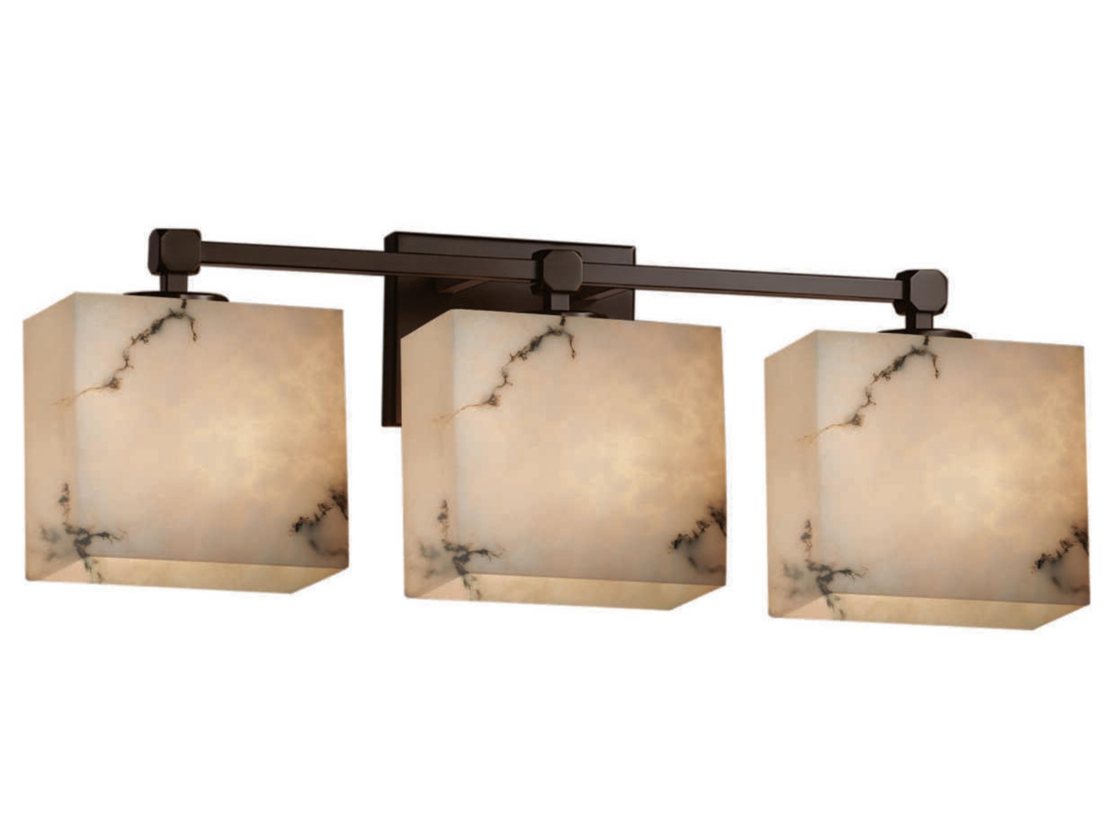 Justice Design Group Lumenaria 3-Light Chrome Vanity Light