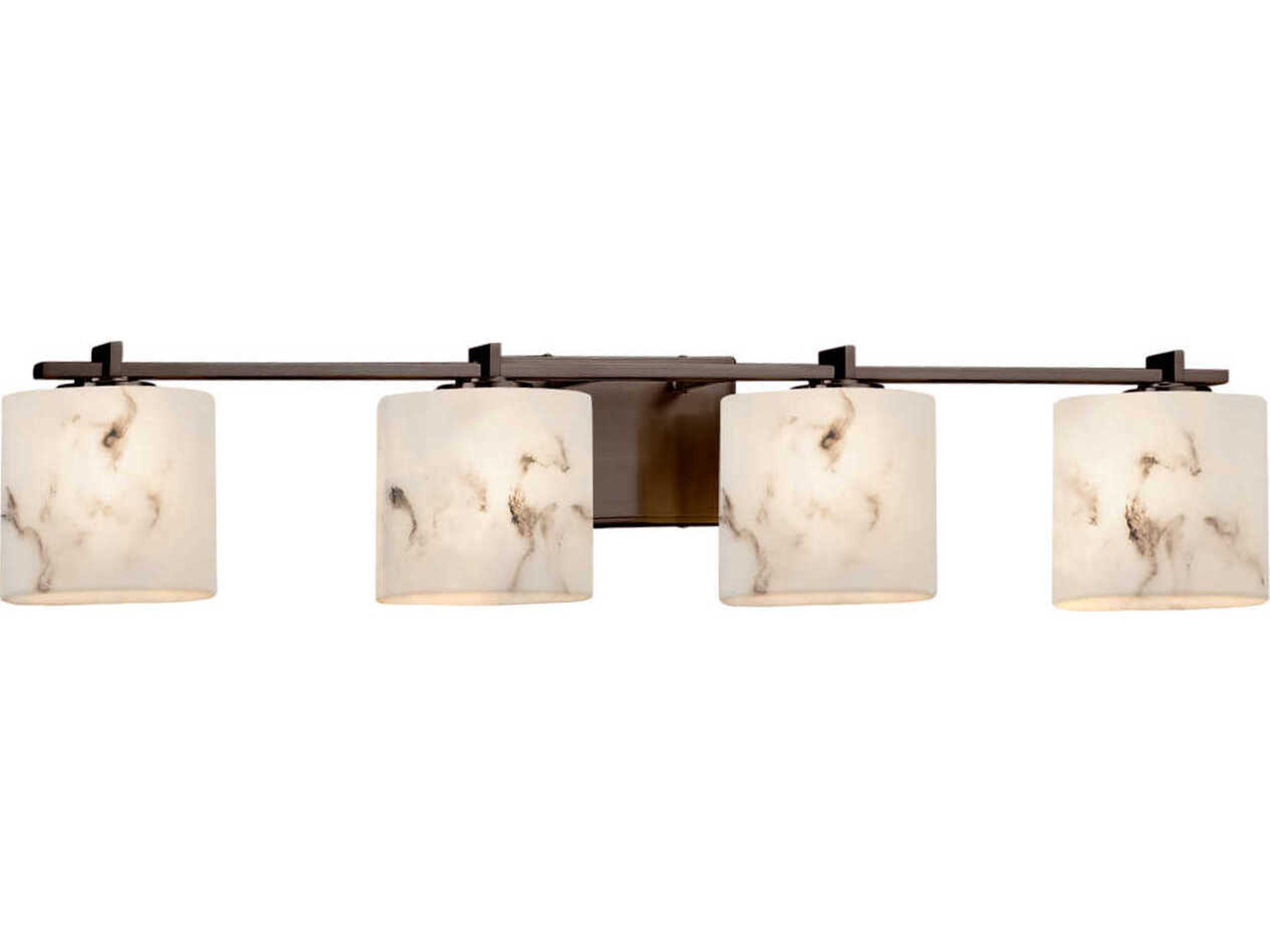 Justice Design Group Lumenaria 4-Light Nickel Vanity Light