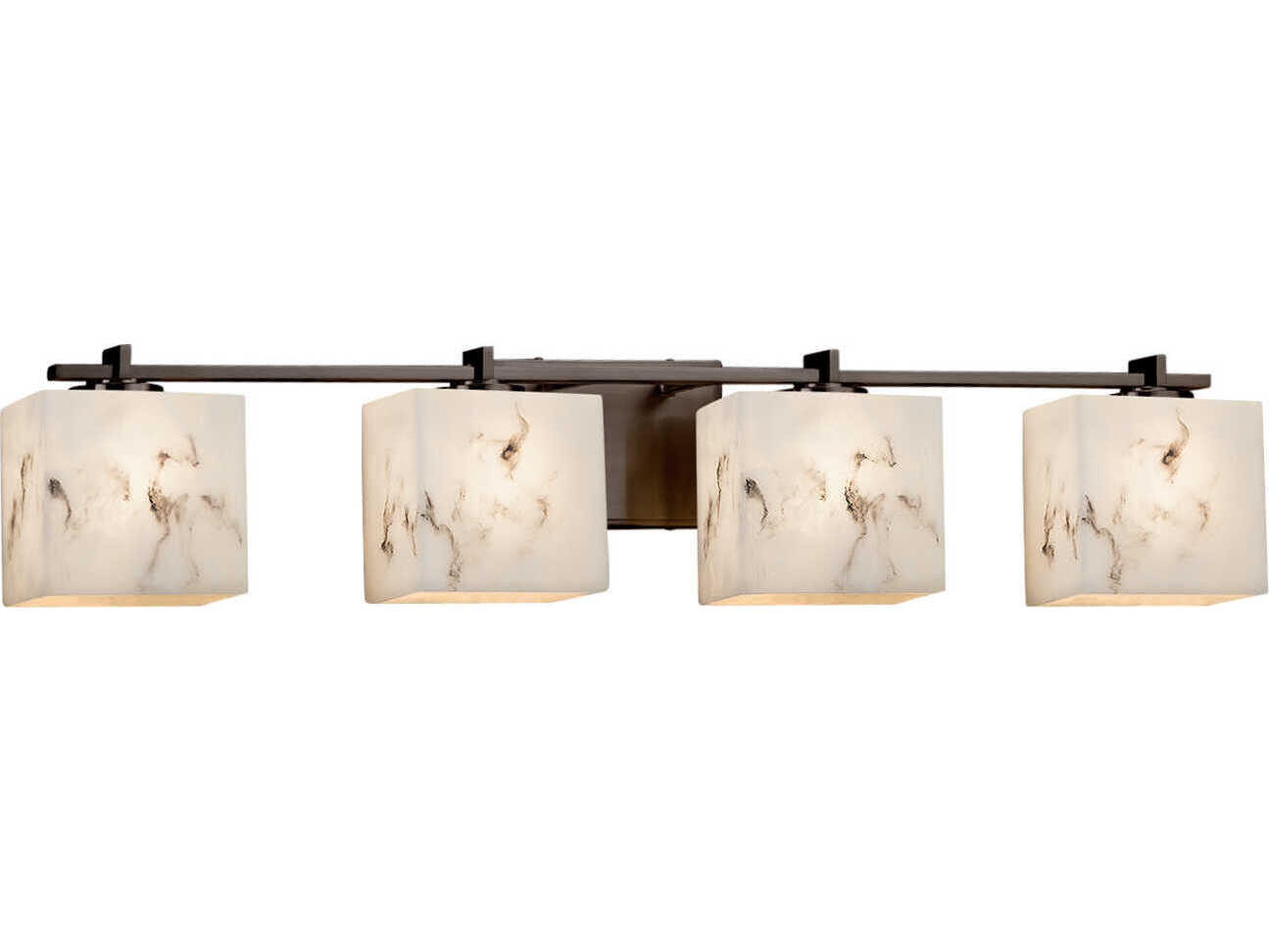 Justice Design Group Lumenaria 4-Light Nickel Vanity Light