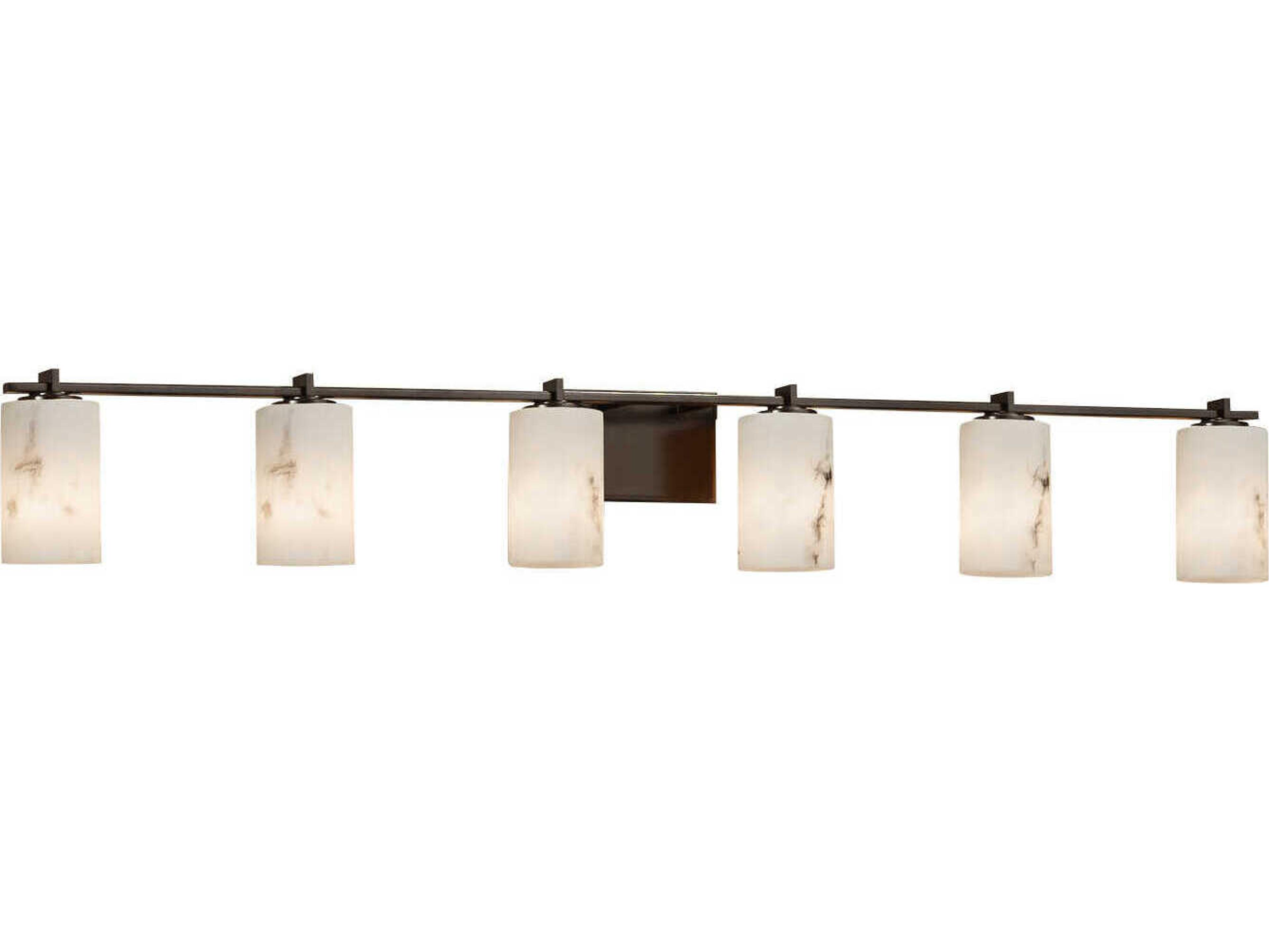 Justice Design Group Lumenaria 6-Light Nickel Vanity Light