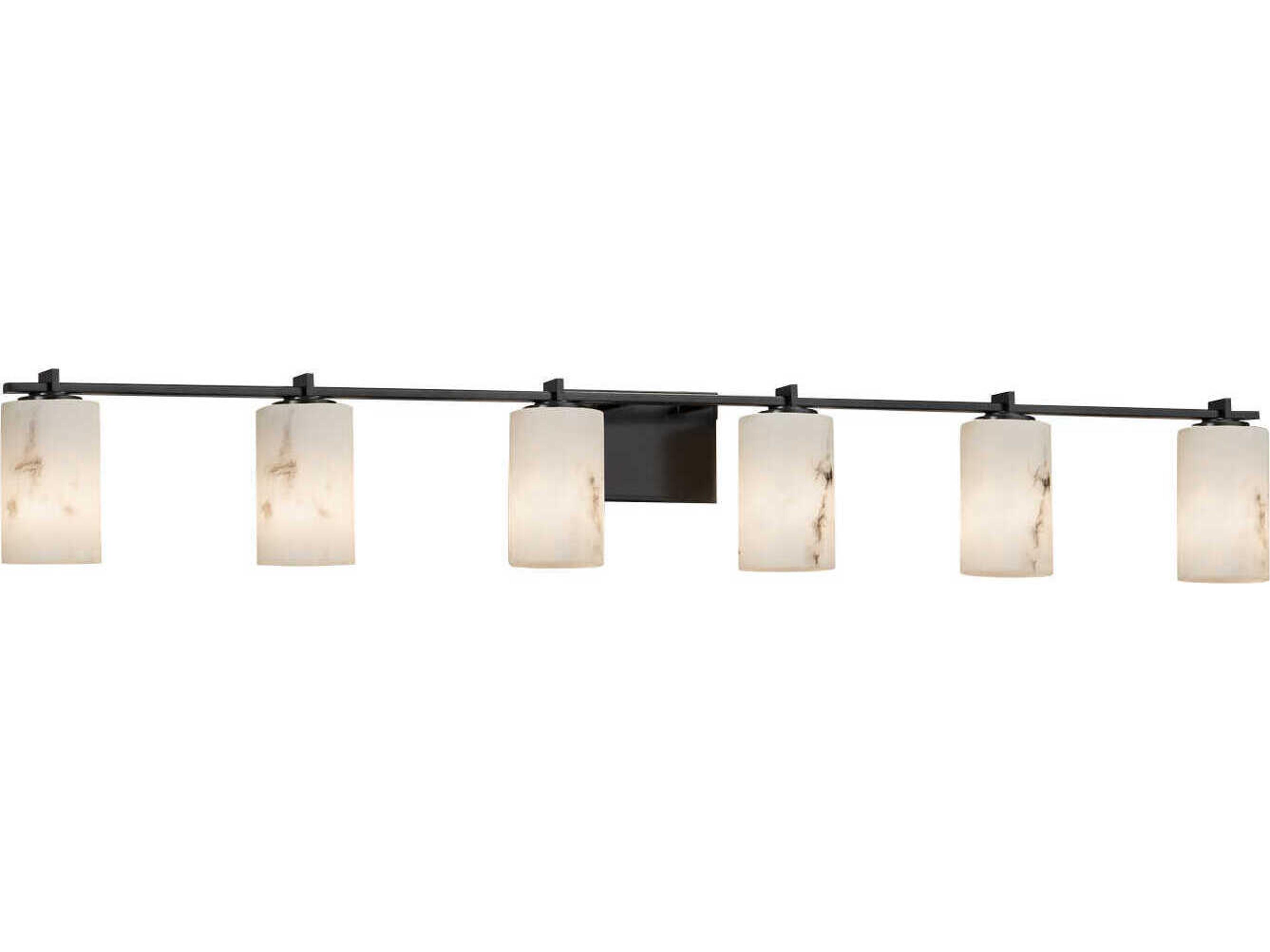 Justice Design Group Lumenaria 6-Light Nickel Vanity Light