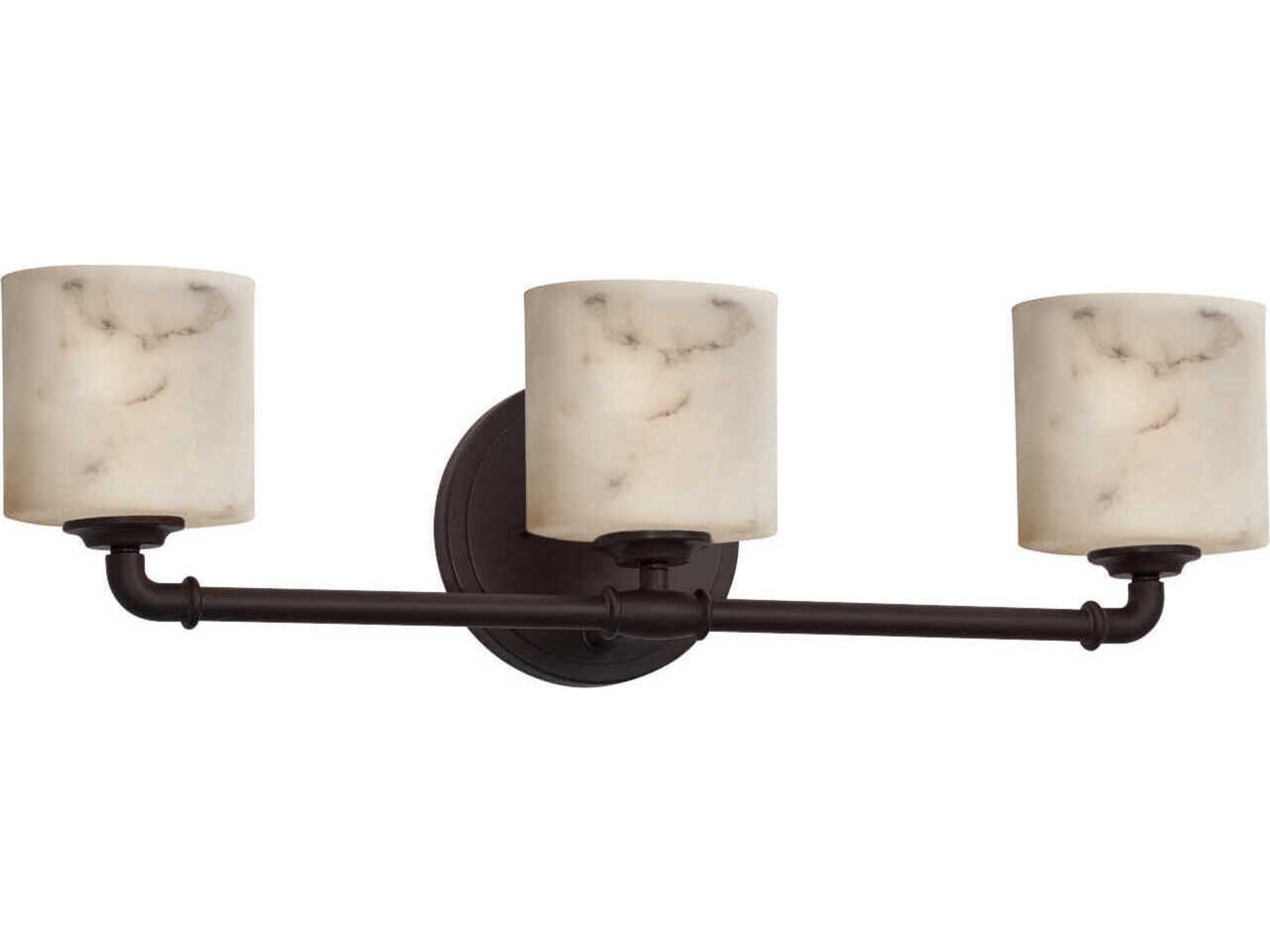 Justice Design Group Lumenaria 3-Light Bronze Vanity Light