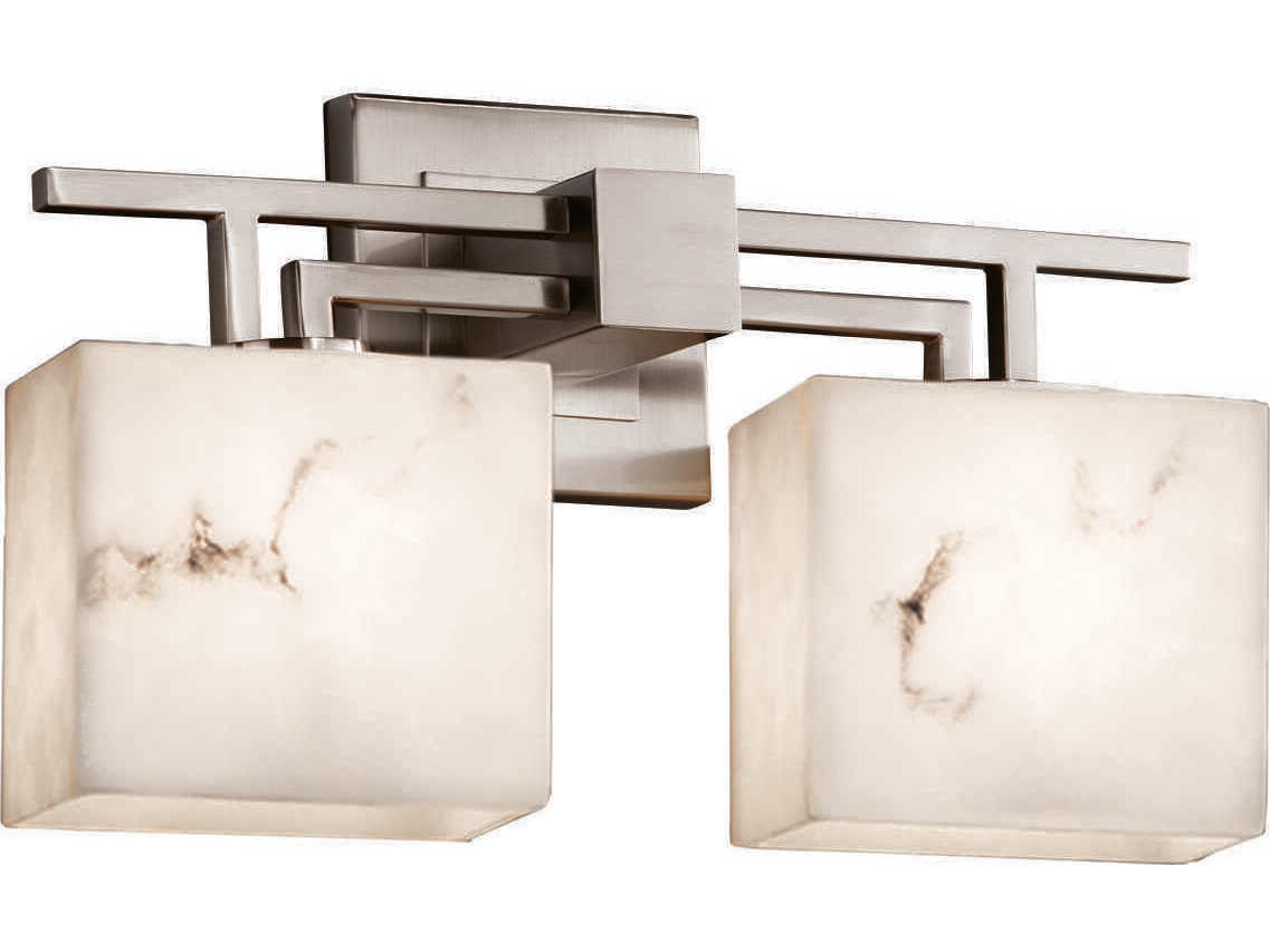 Justice Design Group Lumenaria 2-Light Bronze Vanity Light