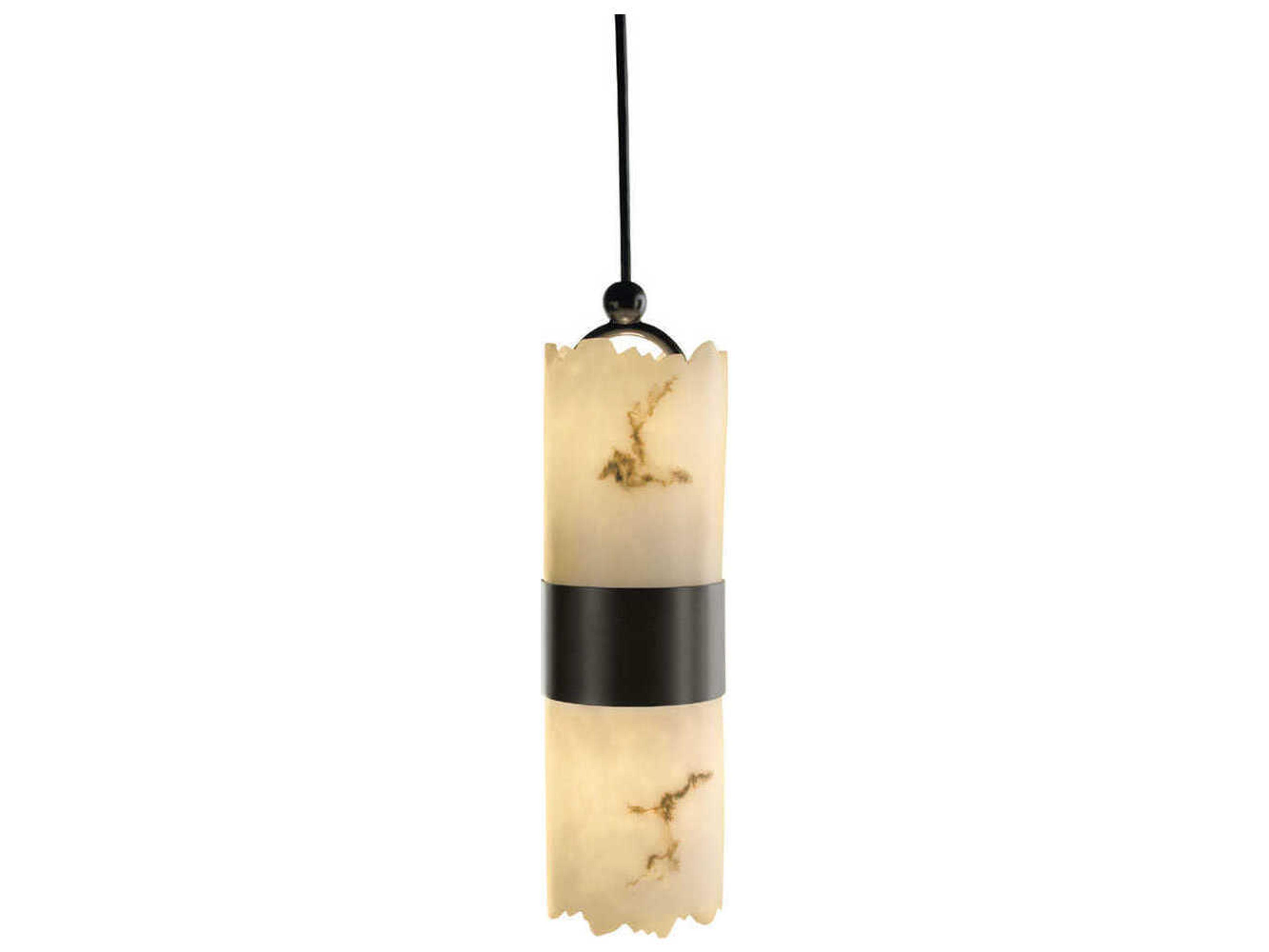 Justice Design Group Lumenaria 2-Light Bronze Cylinder Mini Pendant