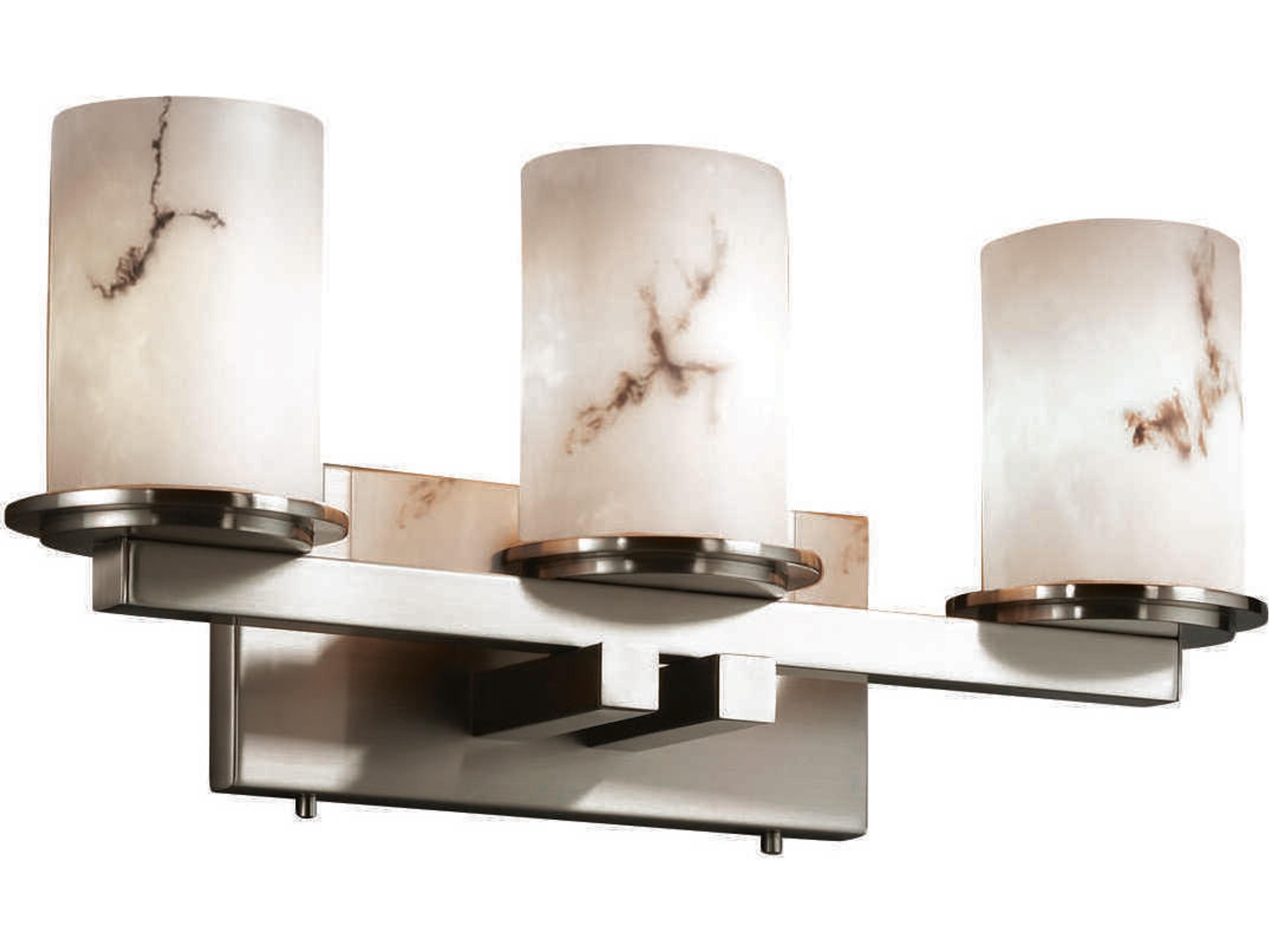 Lumenaria 3-Light Nickel Vanity Light