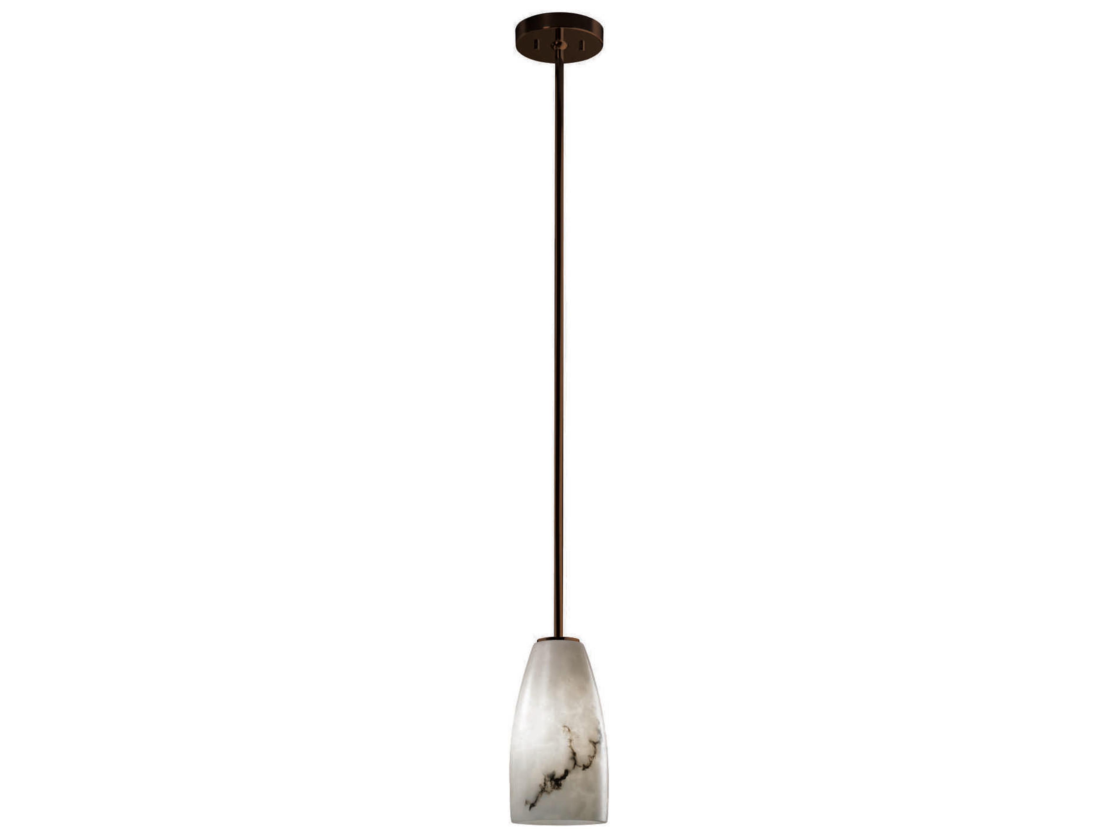 Lumenaria 1-Light Bronze Bell Mini Pendant
