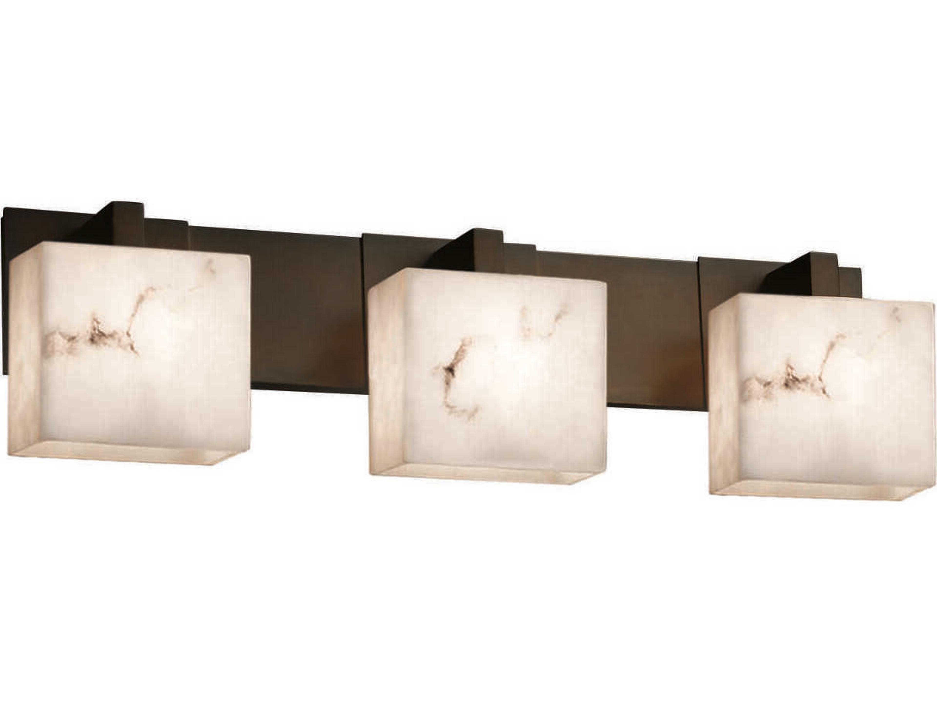 Justice Design Group Lumenaria 3-Light Nickel Vanity Light