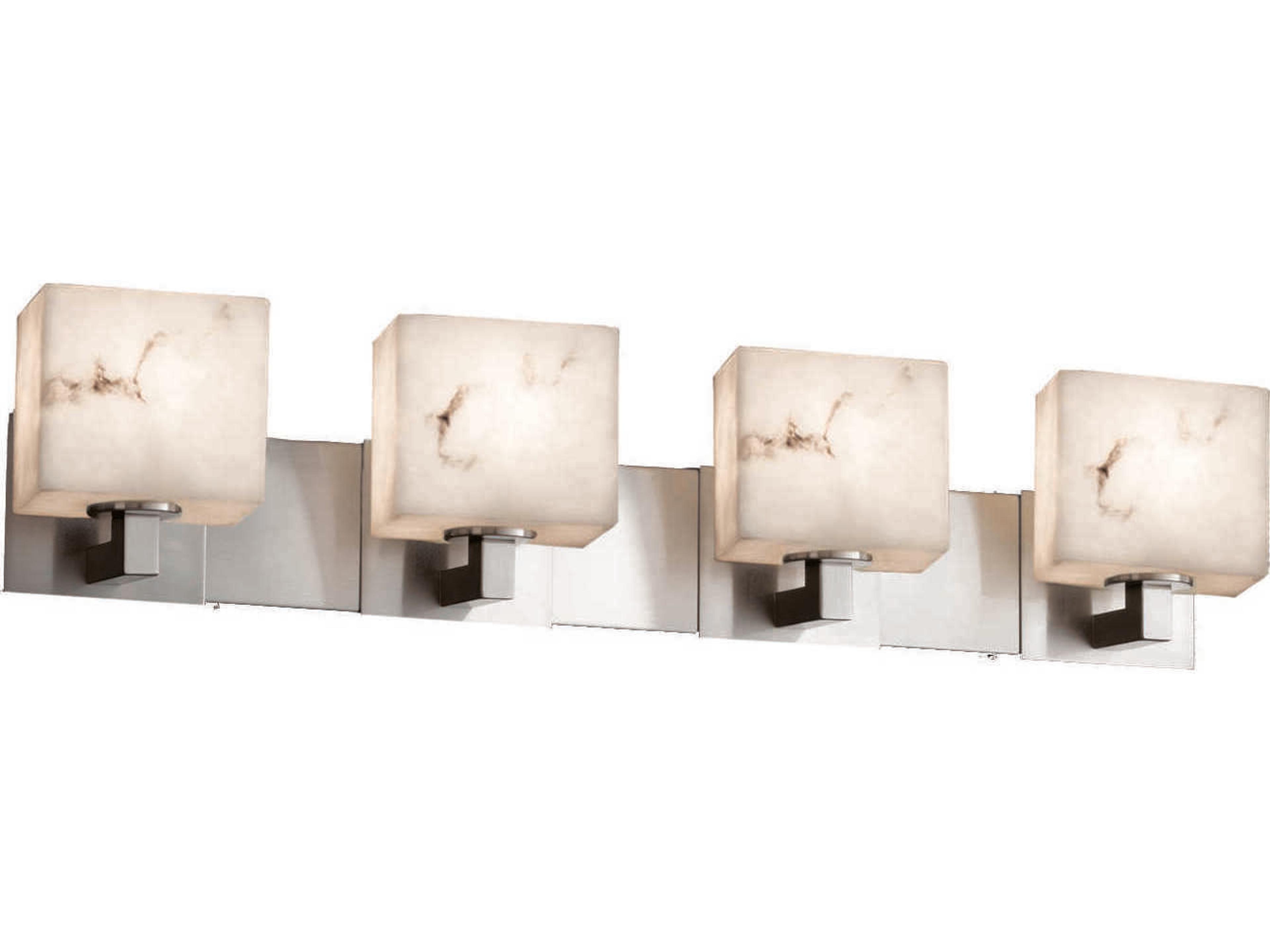 Justice Design Group Lumenaria 4-Light Black Vanity Light