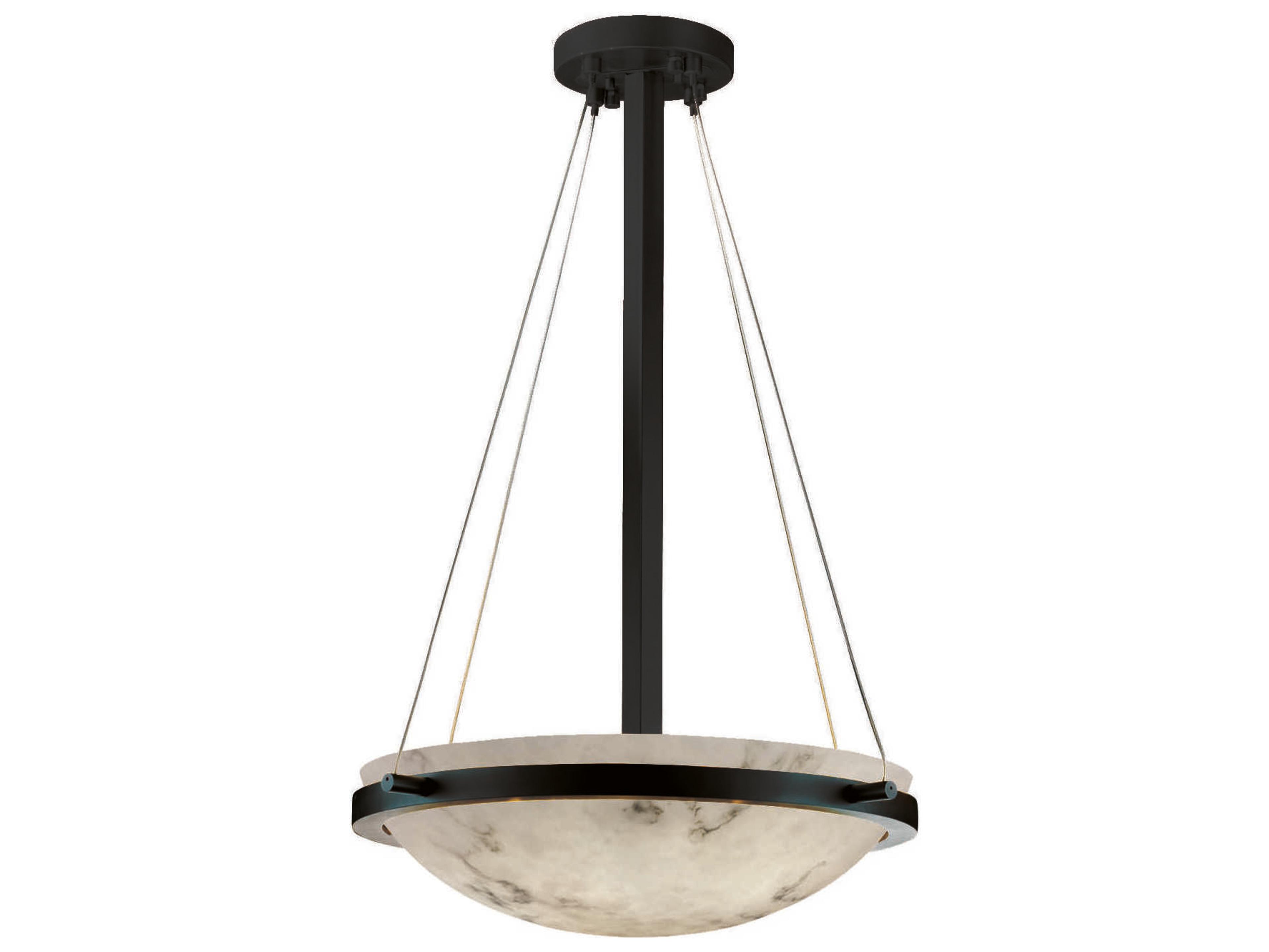 Lumenaria 3-Light Bronze Bowl Pendant