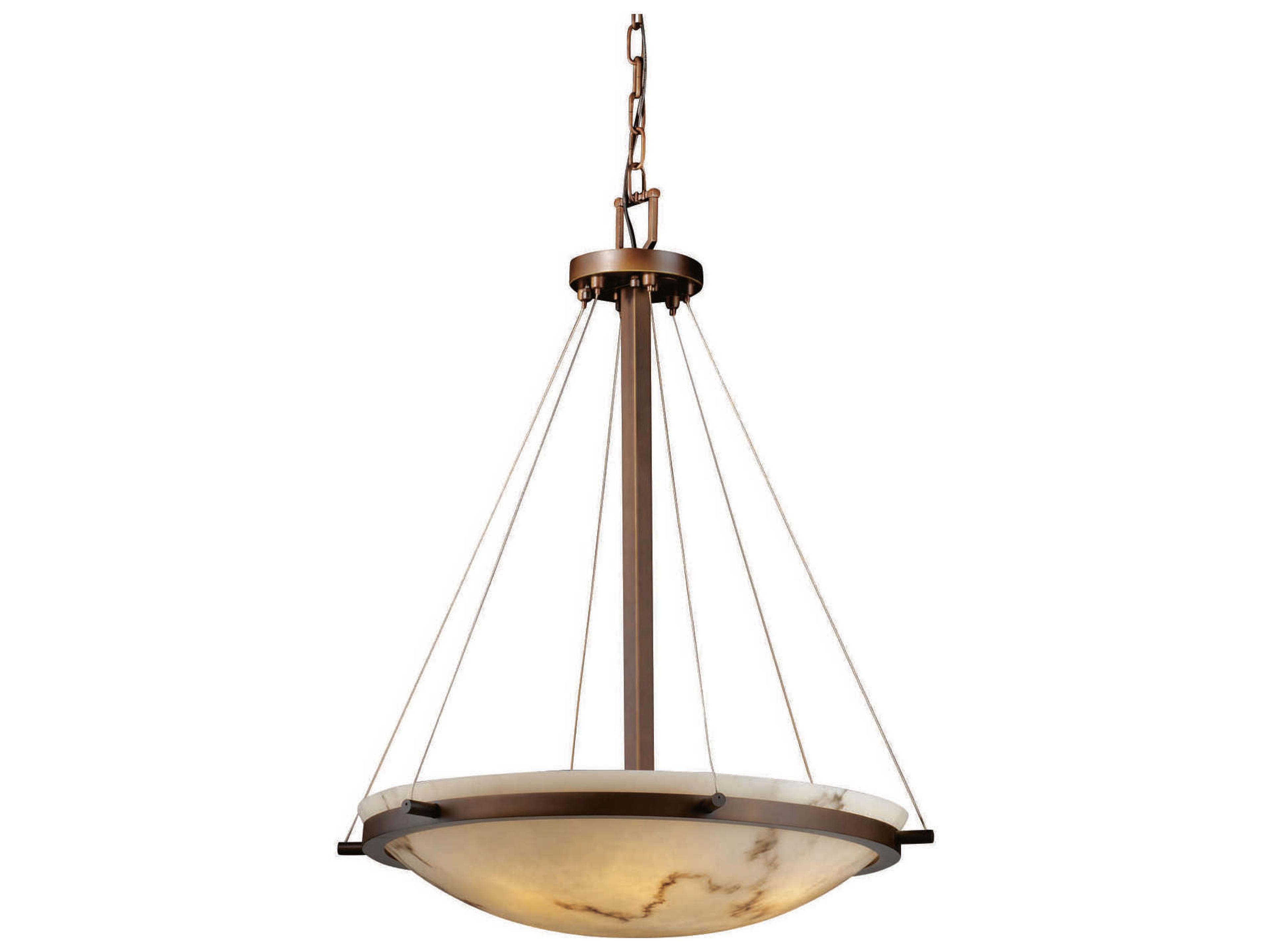 Lumenaria 6-Light Bronze Bowl Pendant