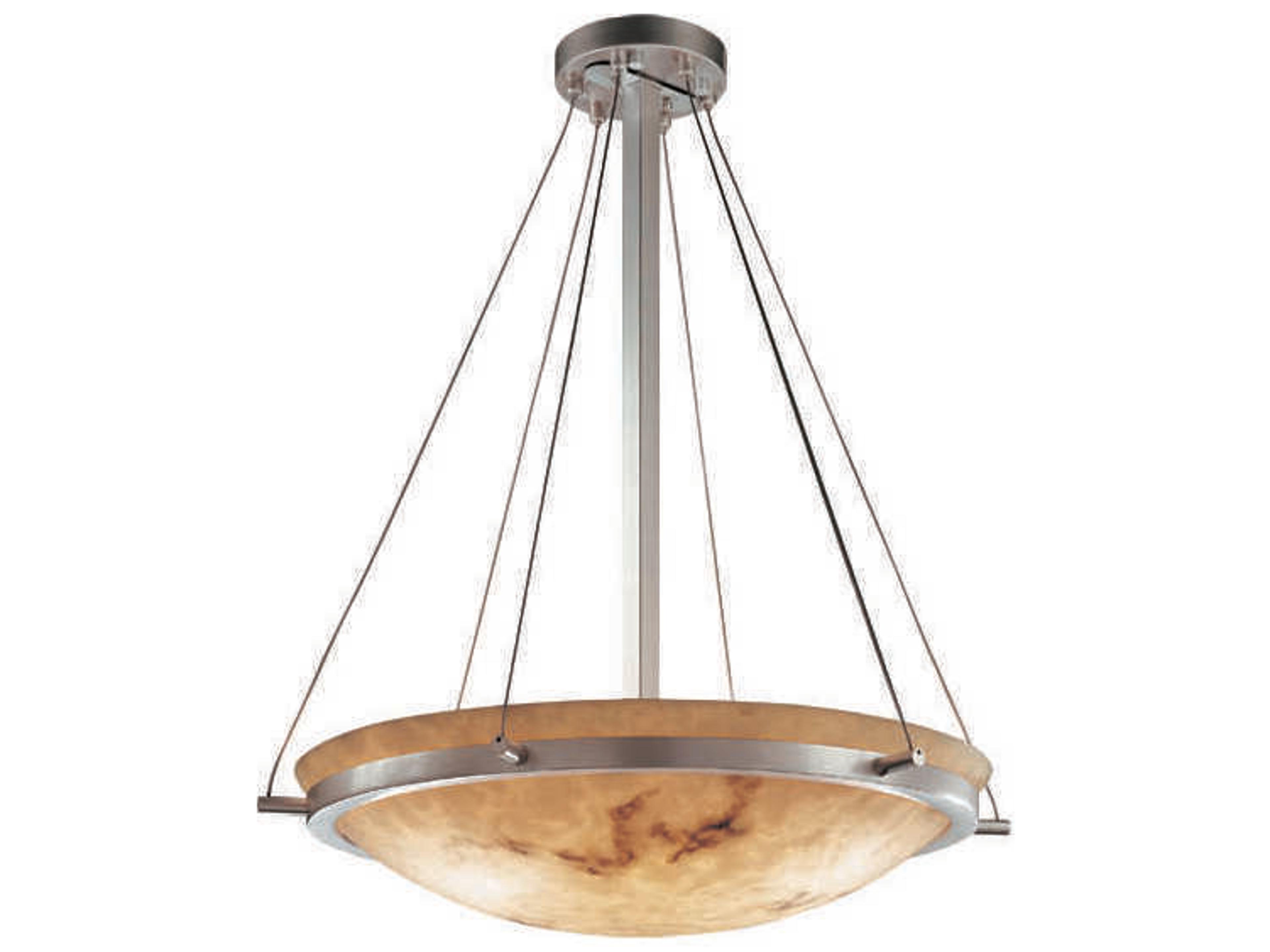 Justice Design Group Lumenaria 6-Light Bronze Bowl Pendant