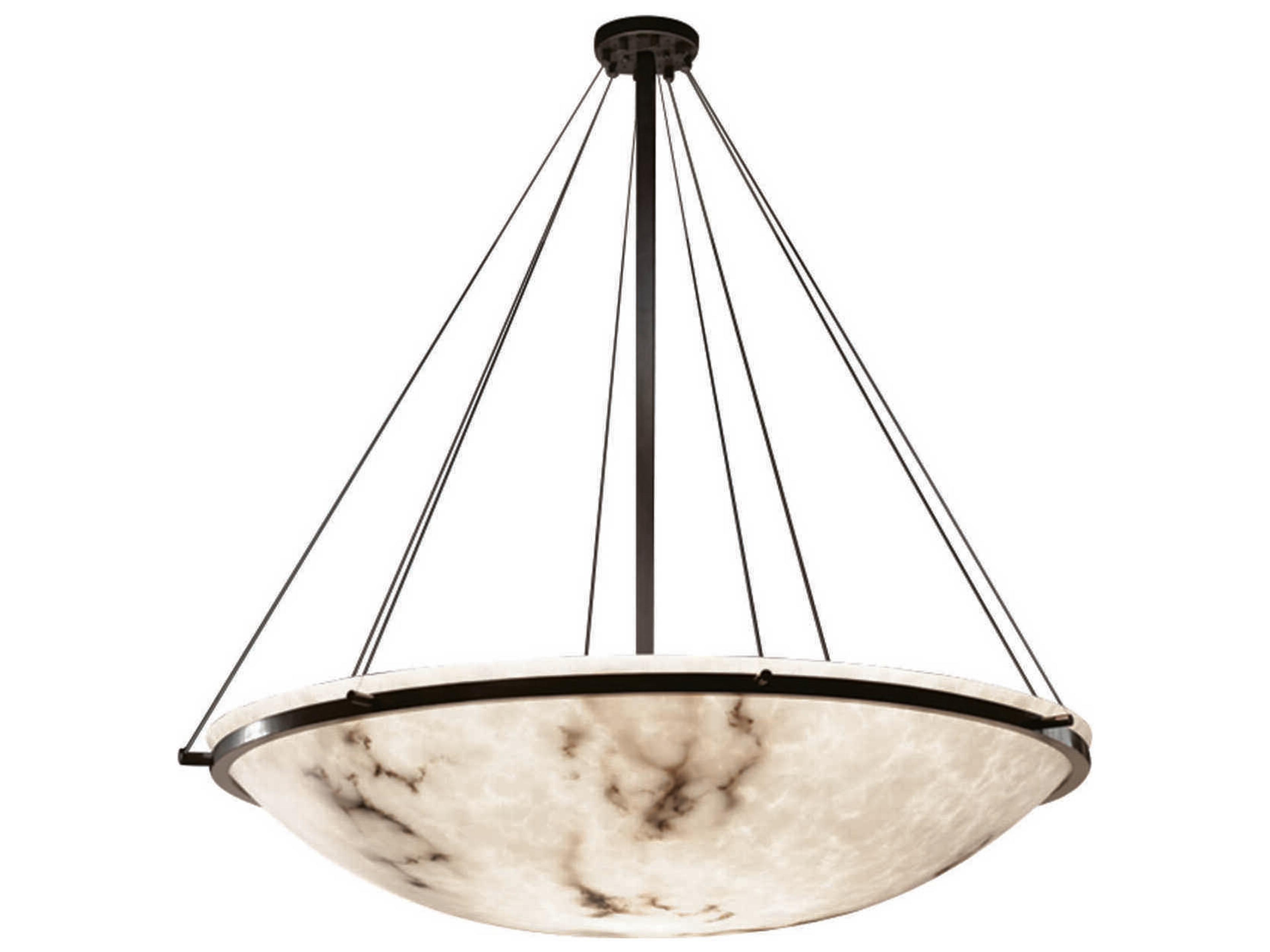 Lumenaria 8-Light Bronze Bowl Pendant