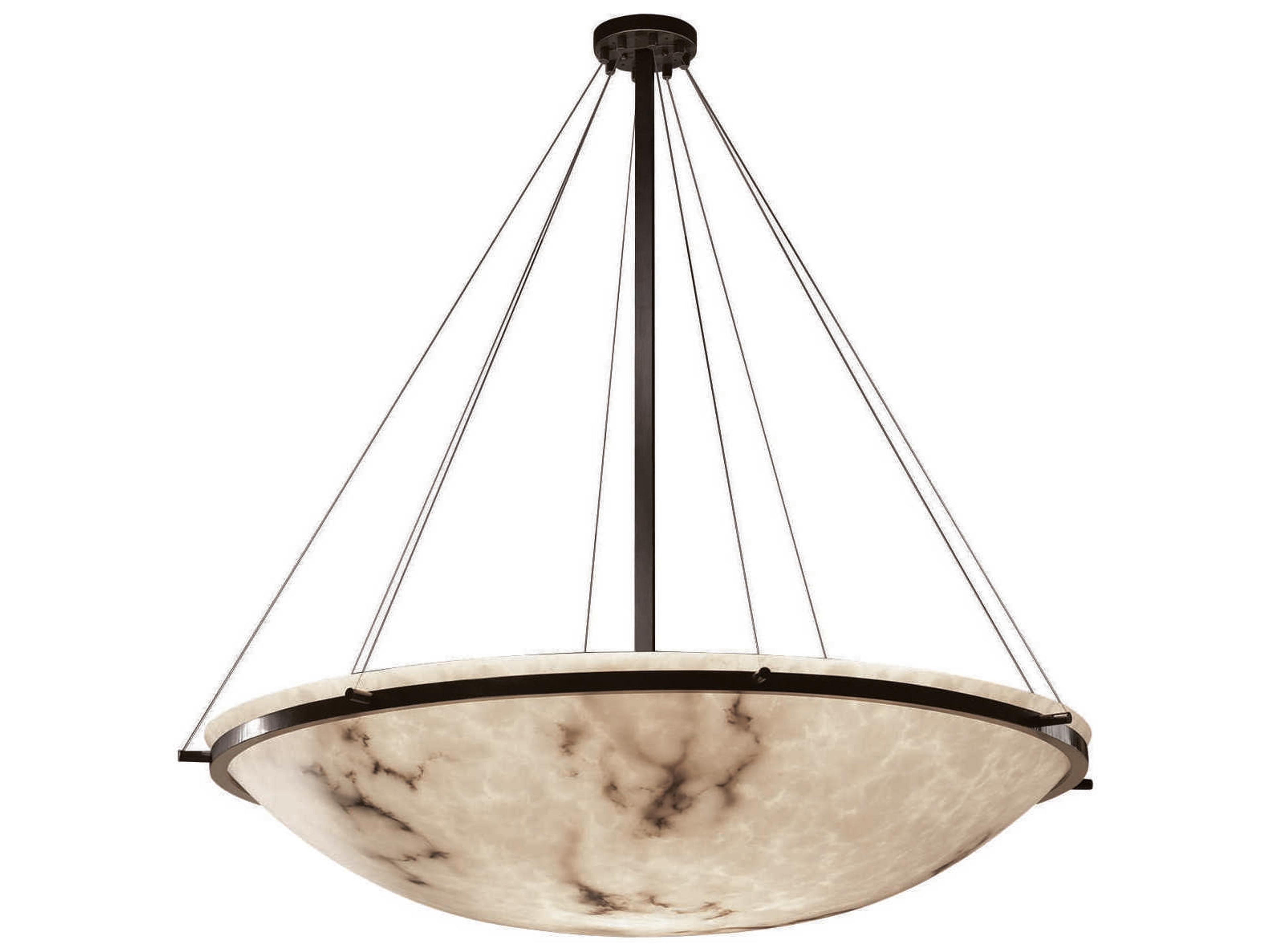 Lumenaria 8-Light Bronze Bowl Pendant