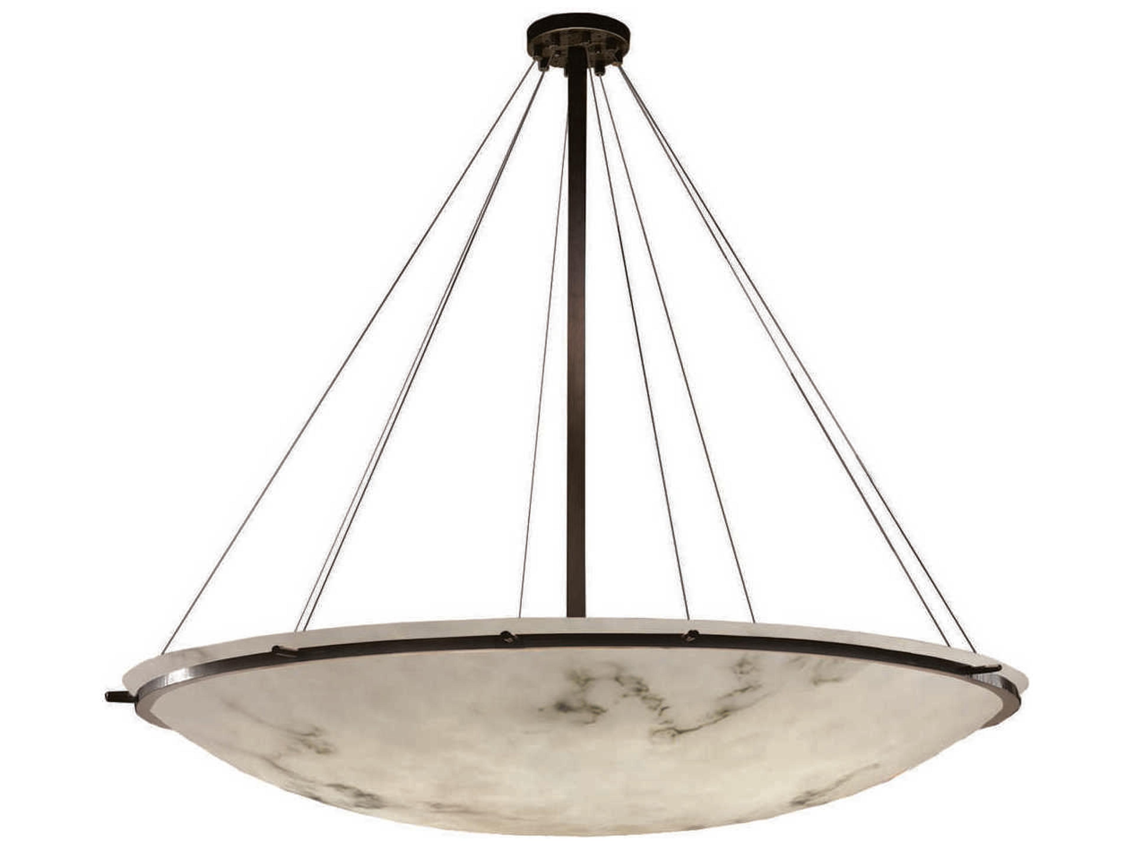 Lumenaria 12-Light Bronze Bowl Pendant