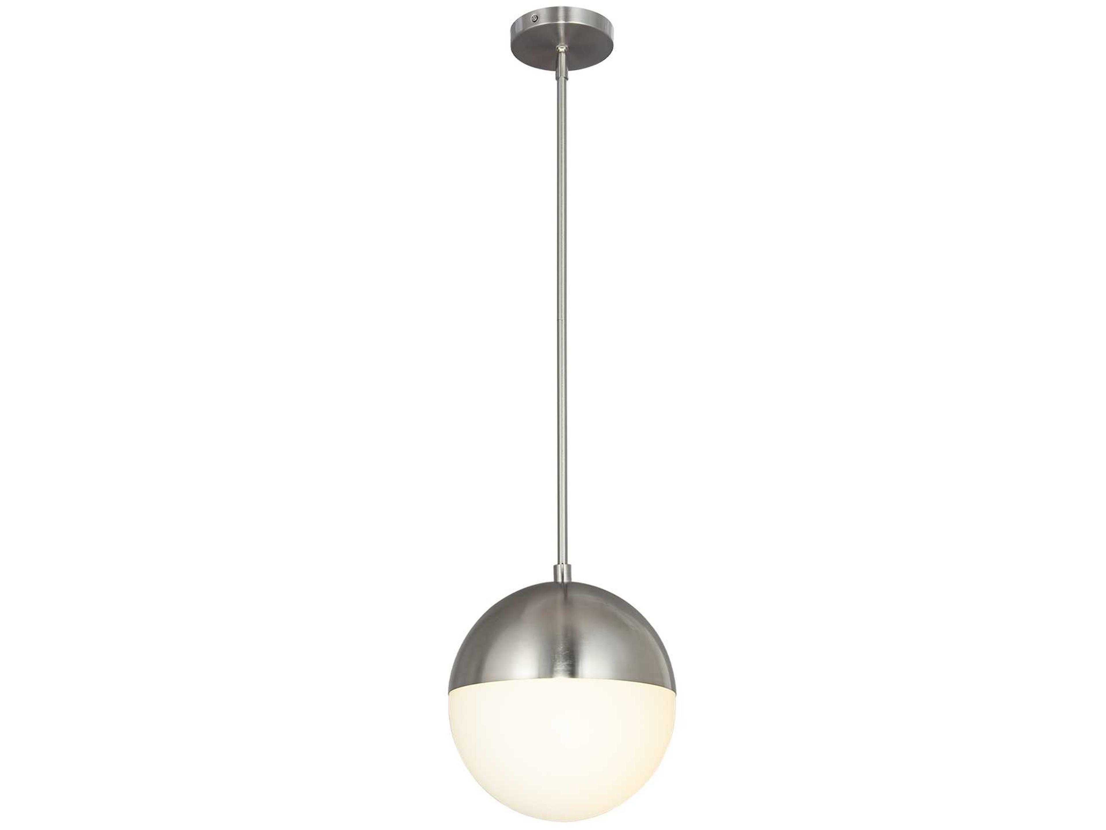 Justice Design Group Fusion 2-Light Black Glass LED Globe Mini Pendant
