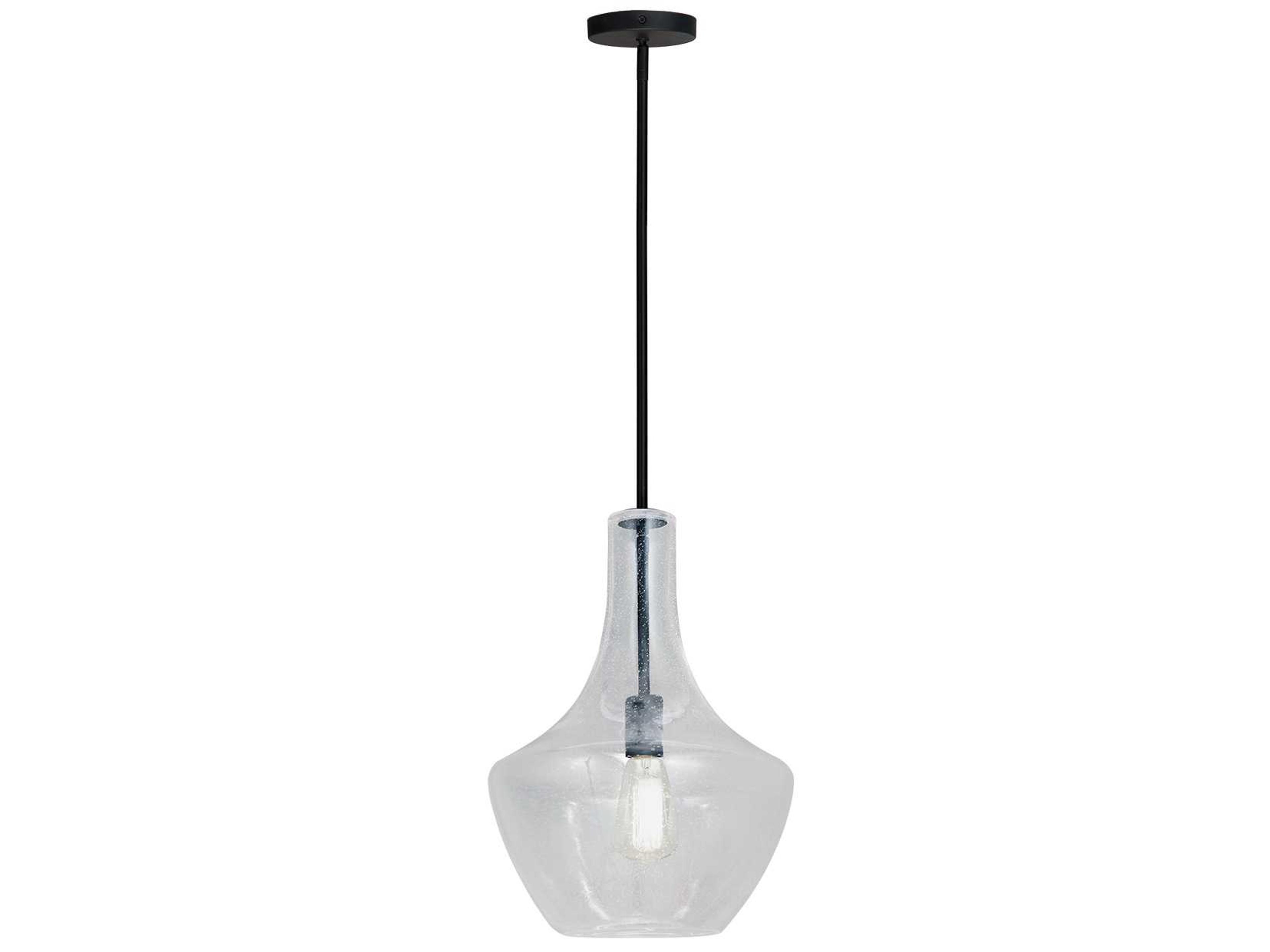 Justice Design Group Fusion 1-Light Brass Glass Mini Pendant