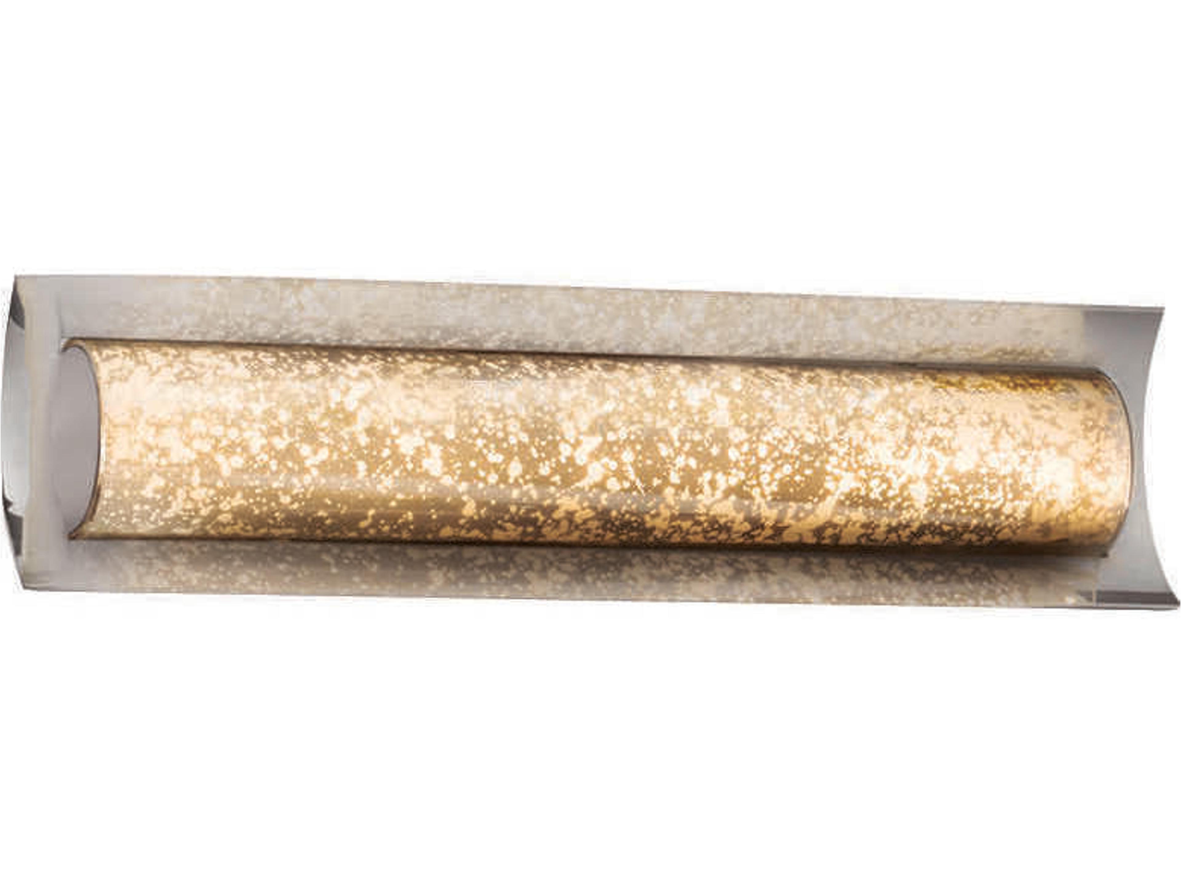 Fusion Nickel Glass LED Vanity Light